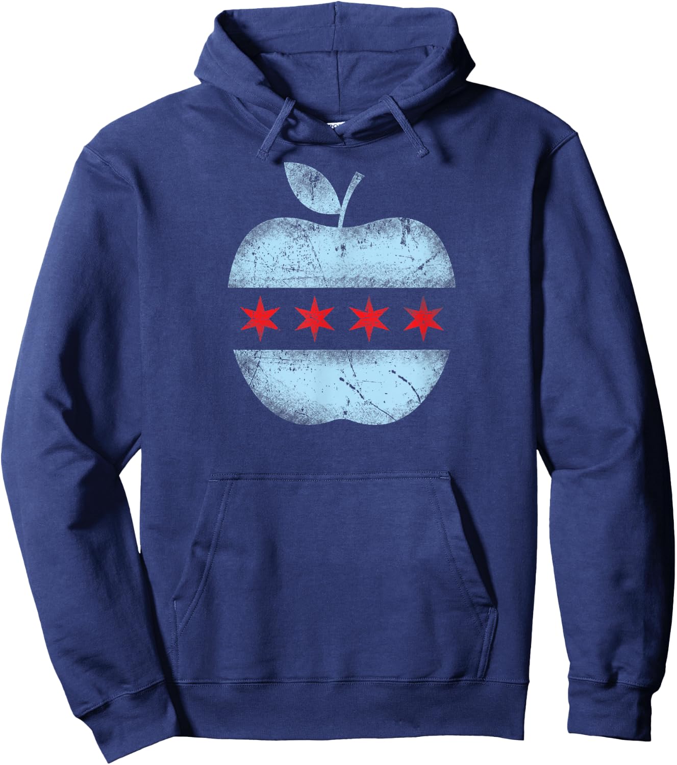Chicago Flag Teacher School Cute Women Girls Kids Hoodie - Hoodie | Navy