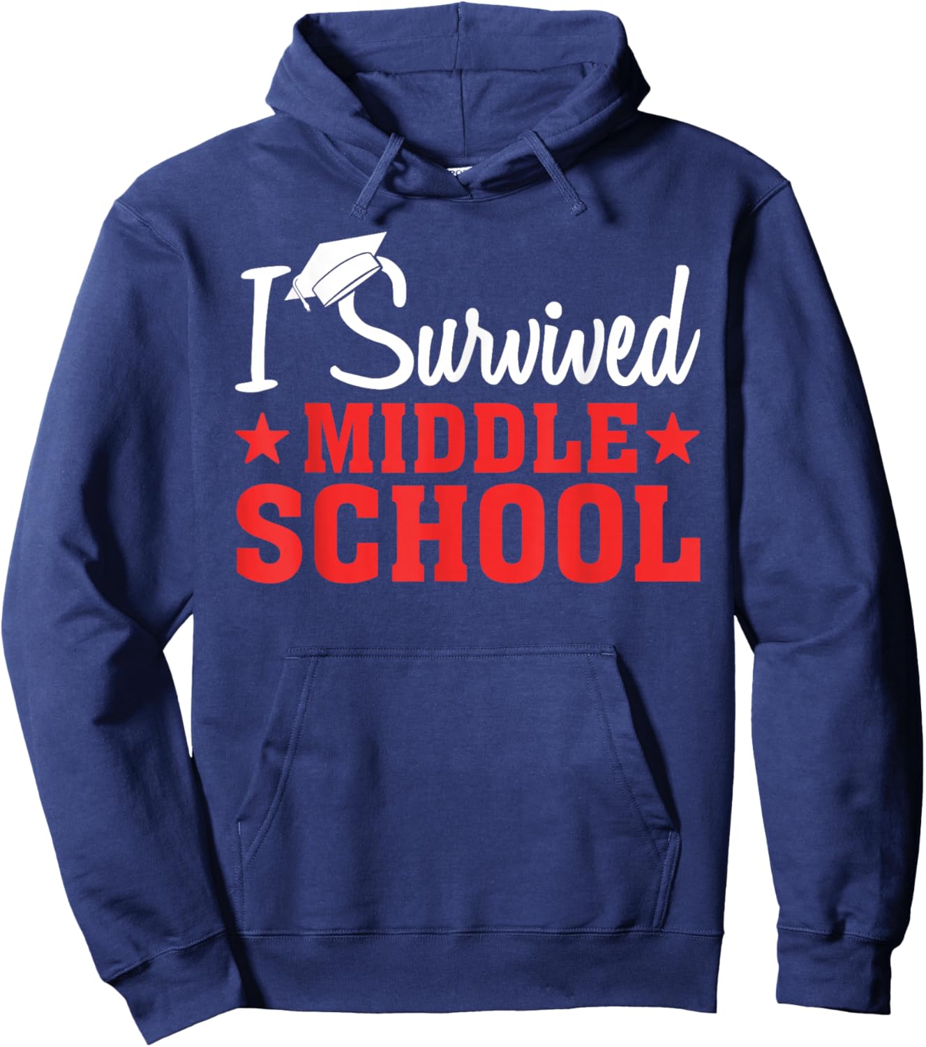 I Survived Middle School Hoodie - Hoodie | Navy