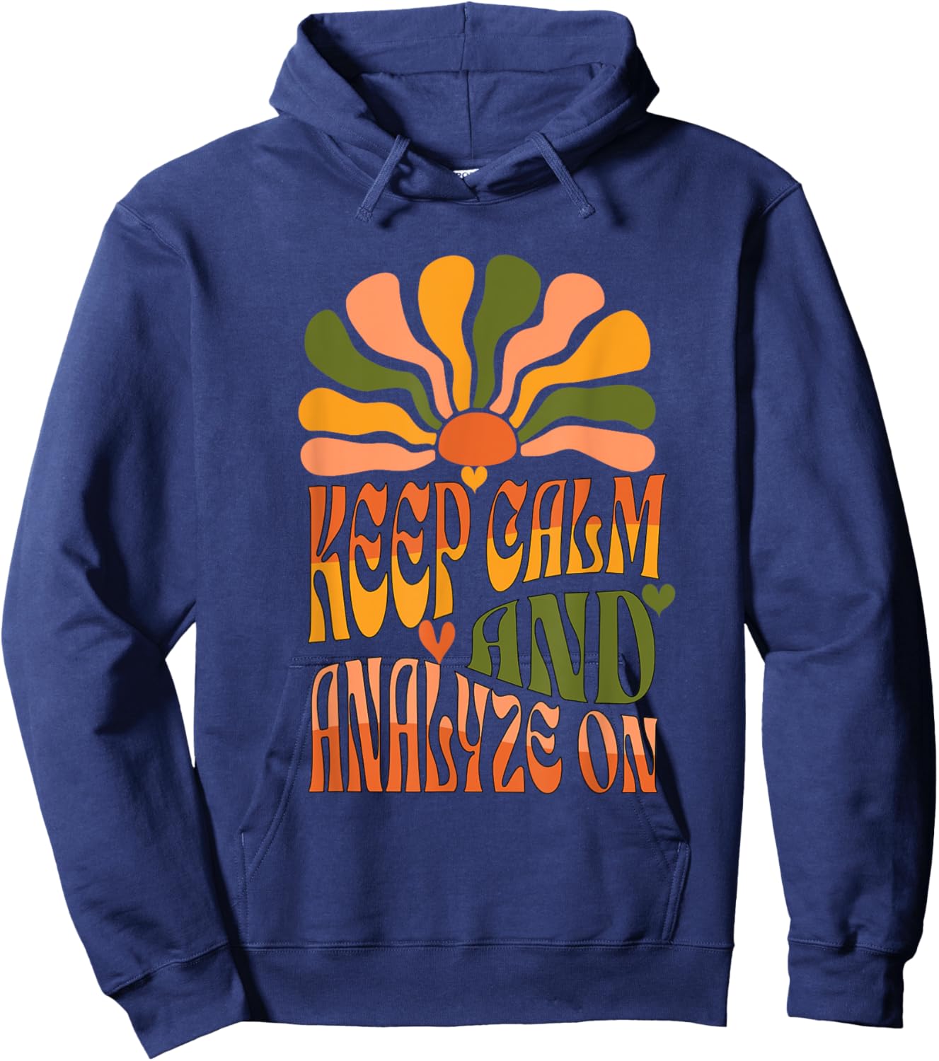 Keep Calm Hoodie - Hoodie | Navy