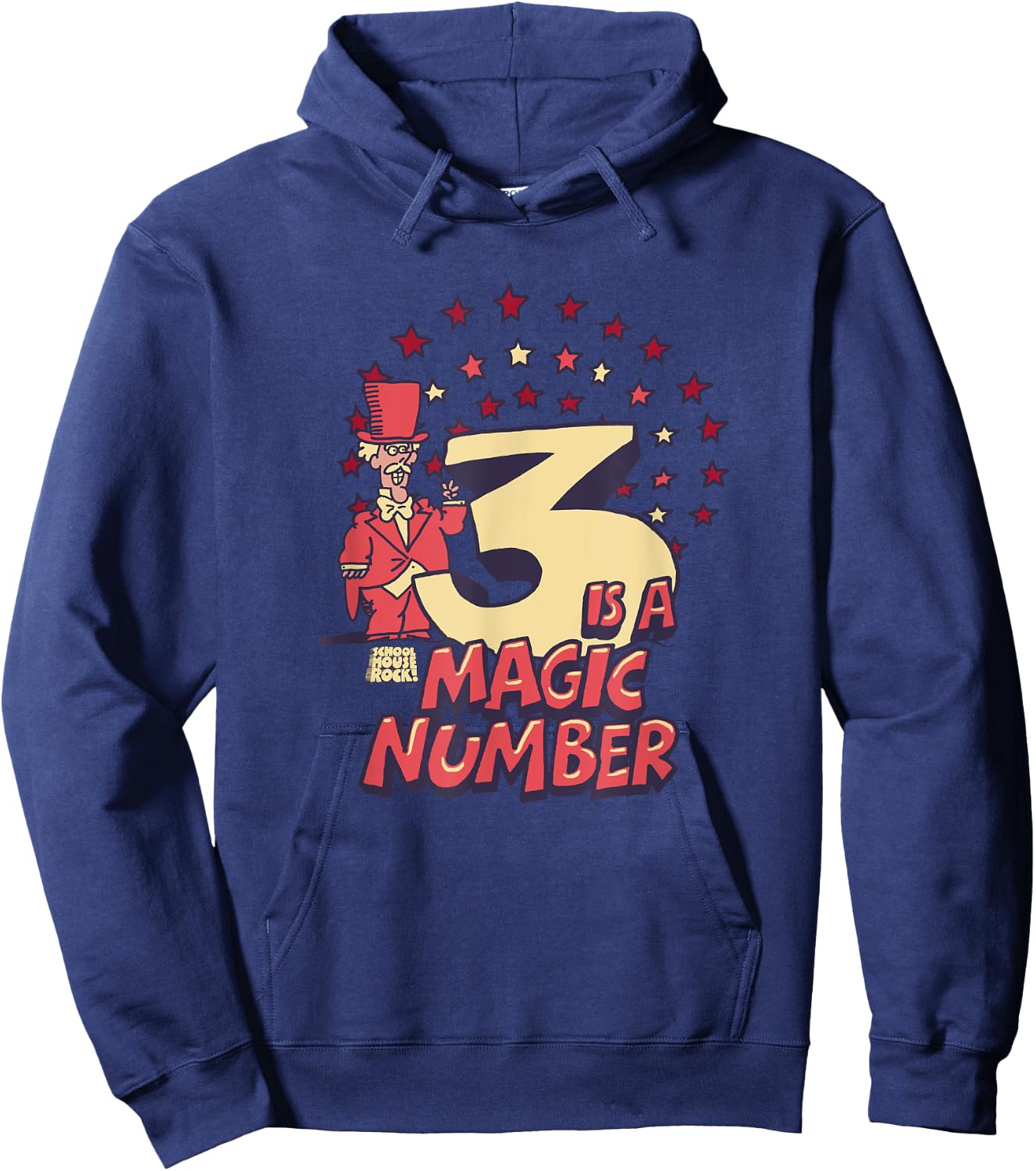 Ripple Junction x Schoolhouse Rock 3 is A Magic Number Math Hoodie - Hoodie | Navy