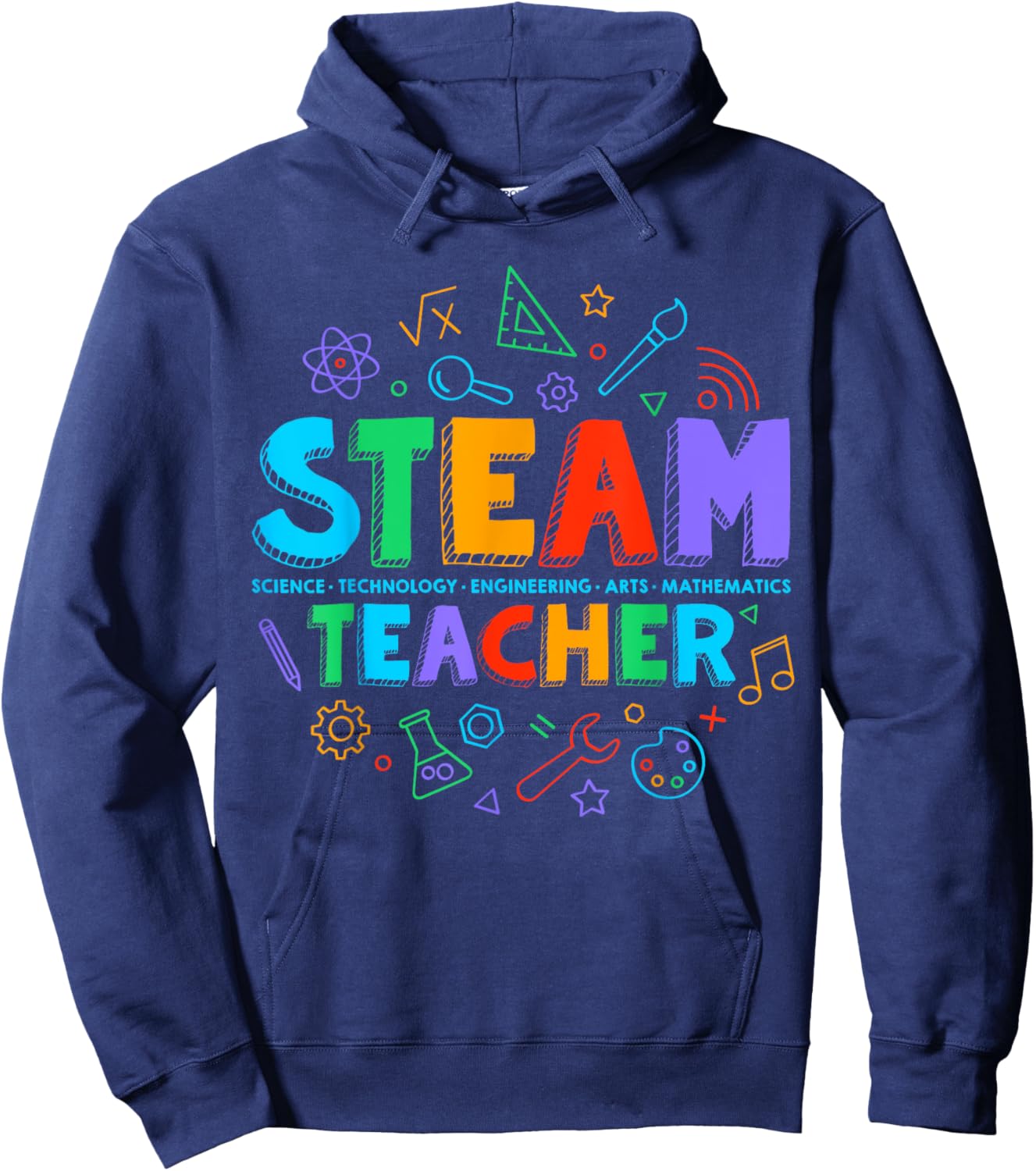 STEAM Teacher STEAM Student Programs Back to School Women Kids Hoodie - Hoodie | Navy