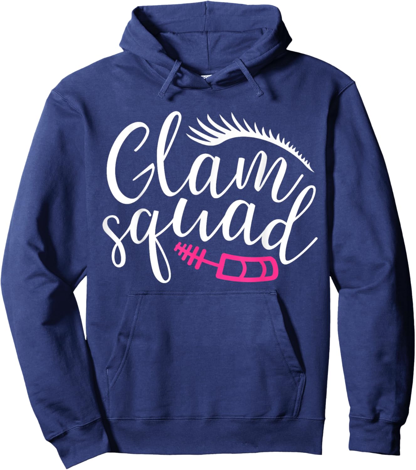 Glam Squad Funny Makeup Artist Beautician Wedding Glam Squad Hoodie - Hoodie | Navy