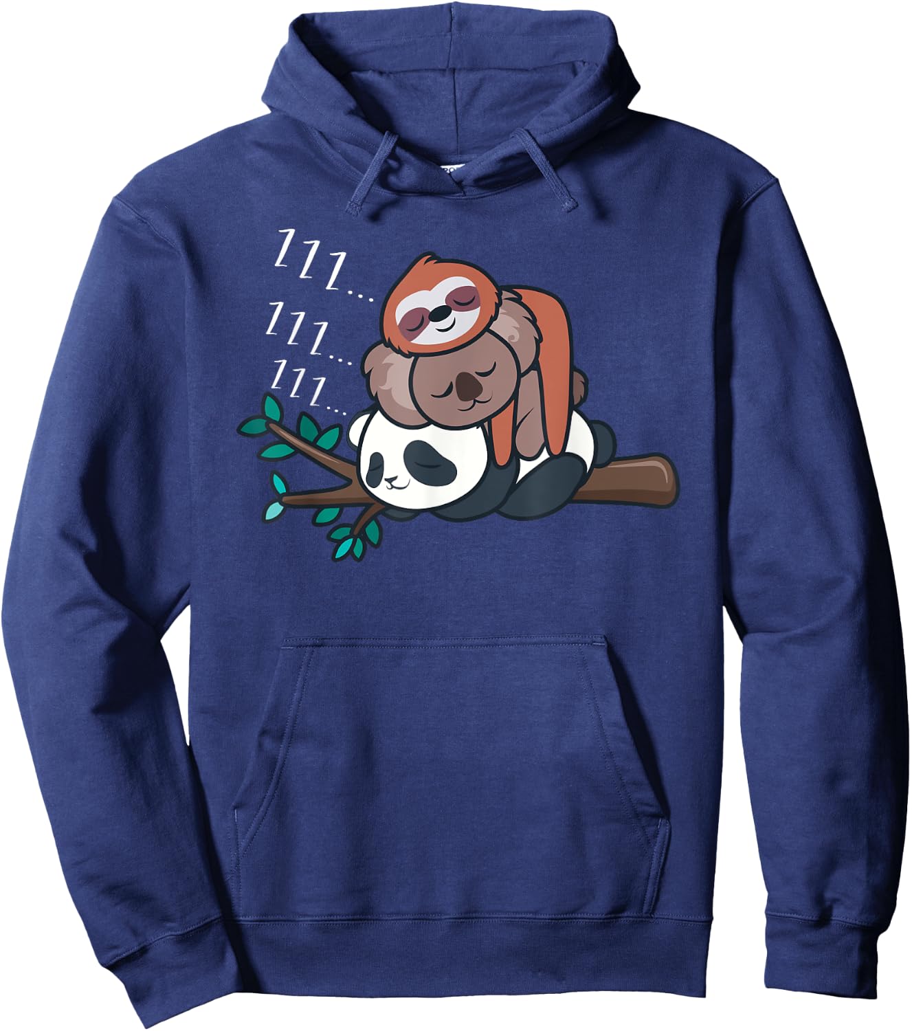 Panda Shirt Men Women Kid Panda Lover Gift Panda Koala Sloth Hoodie - Hoodie | Navy