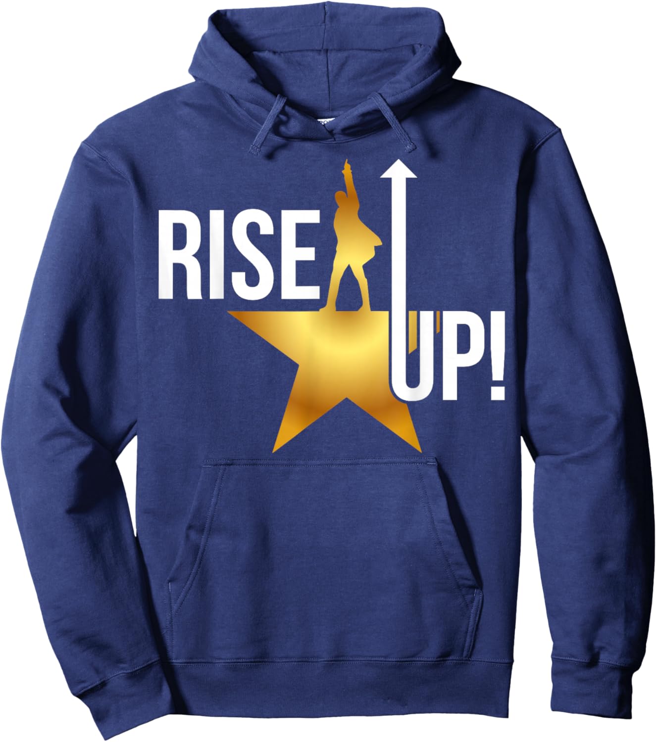 Rise Up Musical Theatre Nerd Musical Broadway Theater Geek Hoodie - Hoodie | Navy