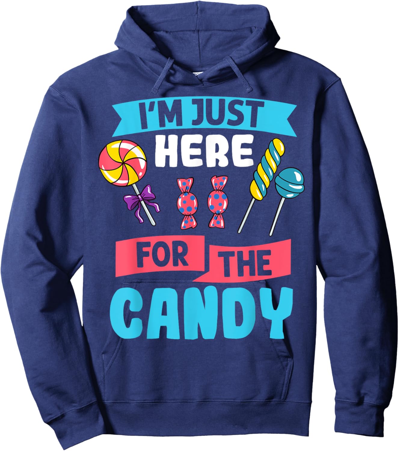 Candy Tester Sweets Halloween Lollipop Hoodie - Hoodie | Navy
