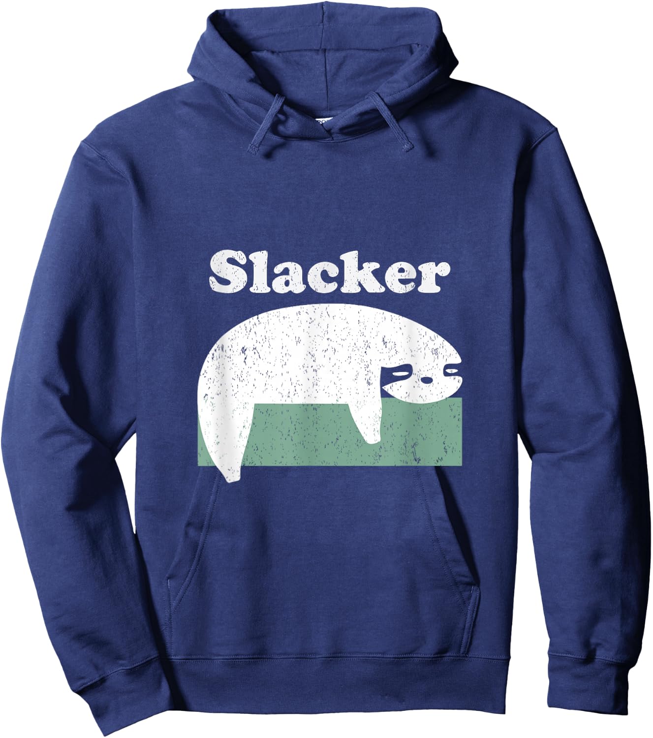 Slacker T Shirt Hoodie - Hoodie | Navy