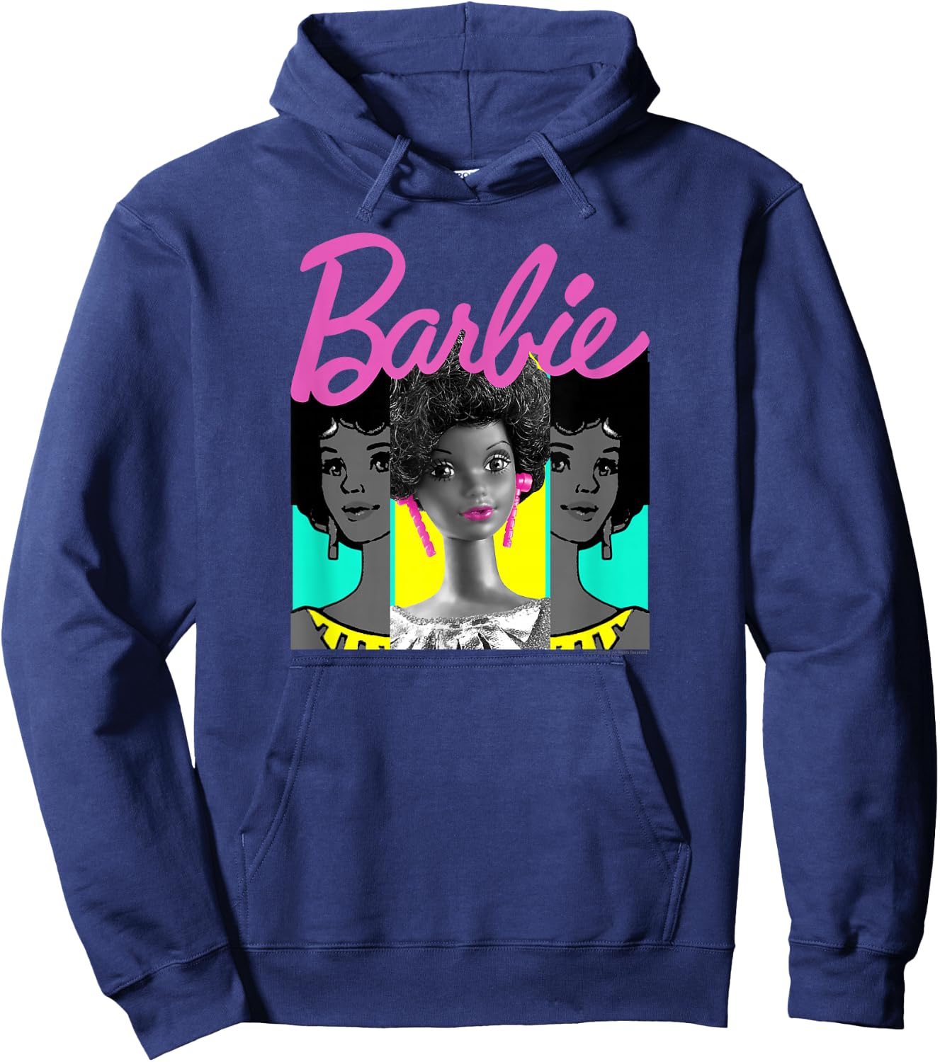 Barbie - Afro Barbie Trio Hoodie - Hoodie | Navy
