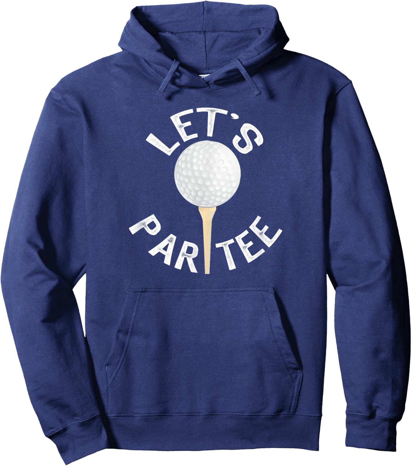 Let's Partee Funny Golf Pun Hoodie - Hoodie | Navy
