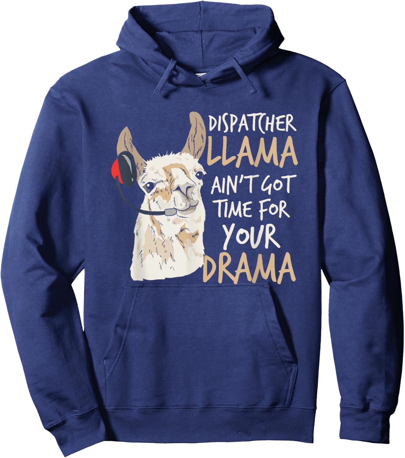 911 Dispatcher & 911 Operator Gift First-Responder Hoodie - Hoodie | Navy