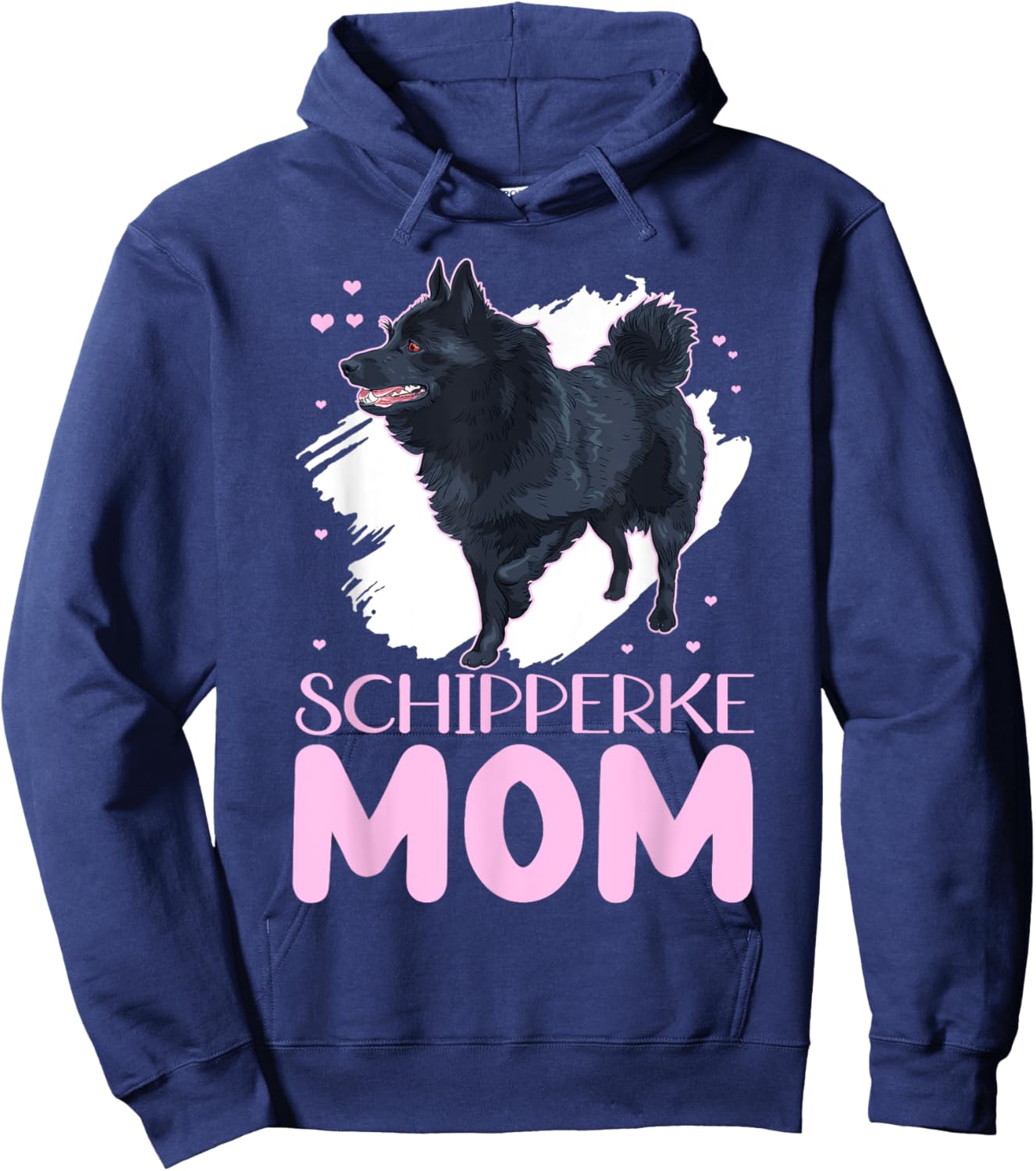Schipperke Mom Schipperkes Dog Owner Schipperke Women Hoodie - Hoodie | Navy