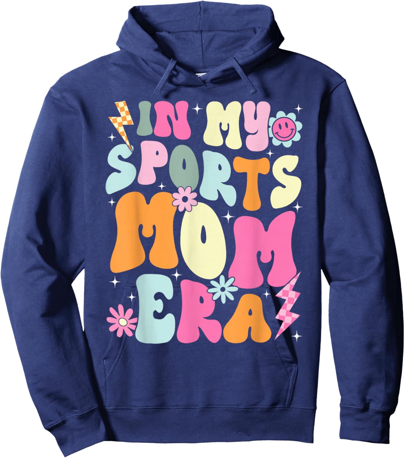 Sports Mom Era Sports Mom Life Kat In My Sports Mom Era Sports Mom Life Sports Lover Trendy Hoodie - Hoodie | Navy