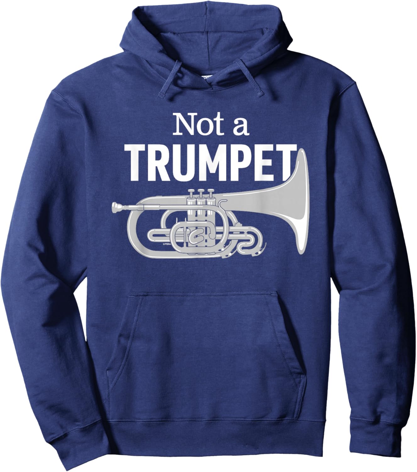 Marching Band Mellophonist Pride or Funny Mellophone Humor Hoodie - Hoodie | Navy
