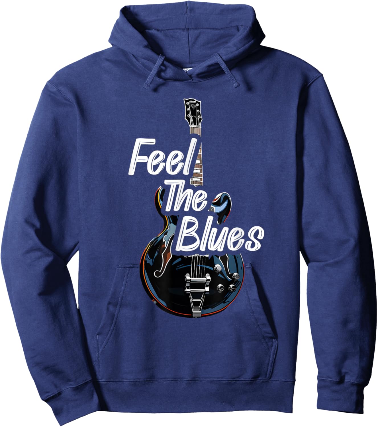 Blues Guitar Musicians Blues Music Hoodie - Hoodie | Navy