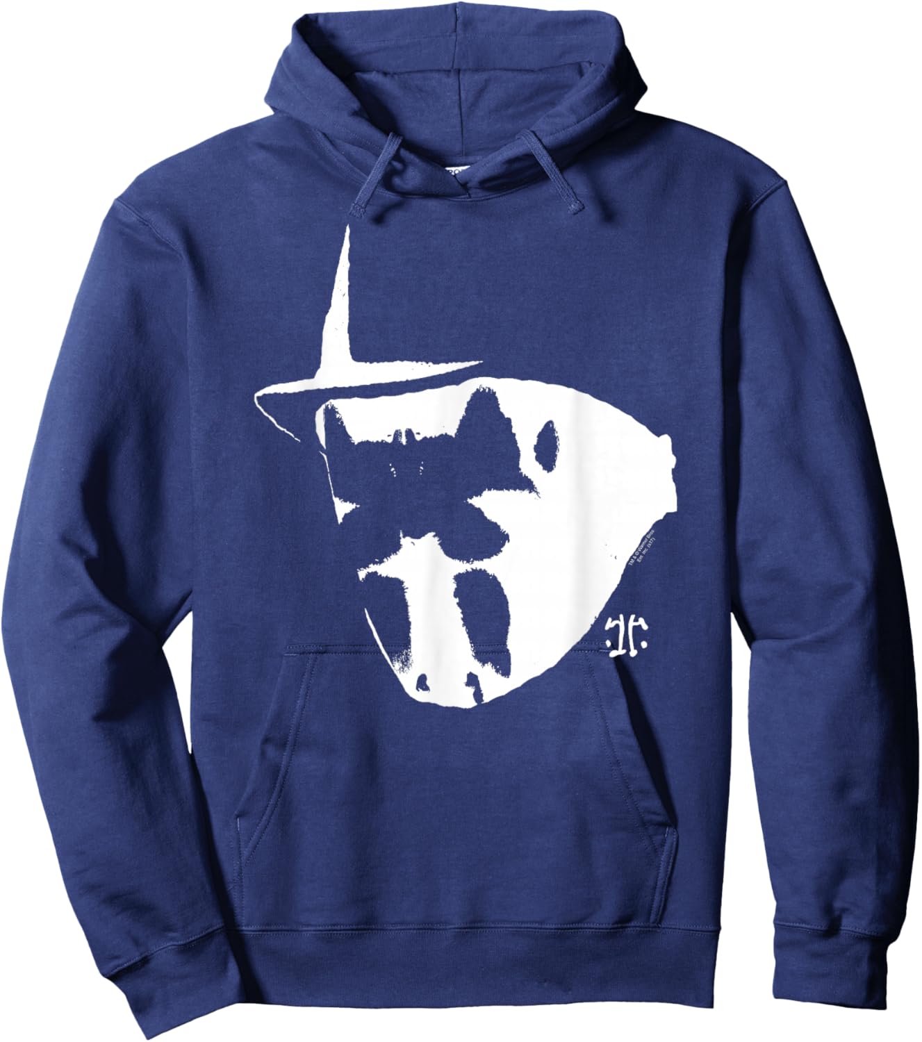 Watchmen Rorschach Mask and Symbol Hoodie - Hoodie | Navy