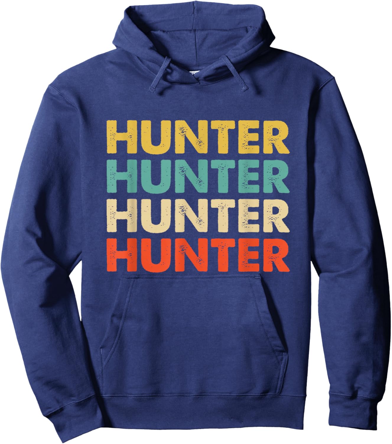 Hunter Name Shirts & Gifts Hunter Name -Adults Multicolor Small Hoodie - Hoodie | Navy