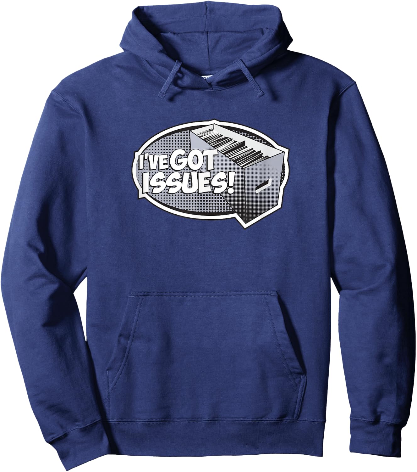 Comic Book Shirt I've Got Issues Comics Lover T Shirt Hoodie - Hoodie | Navy