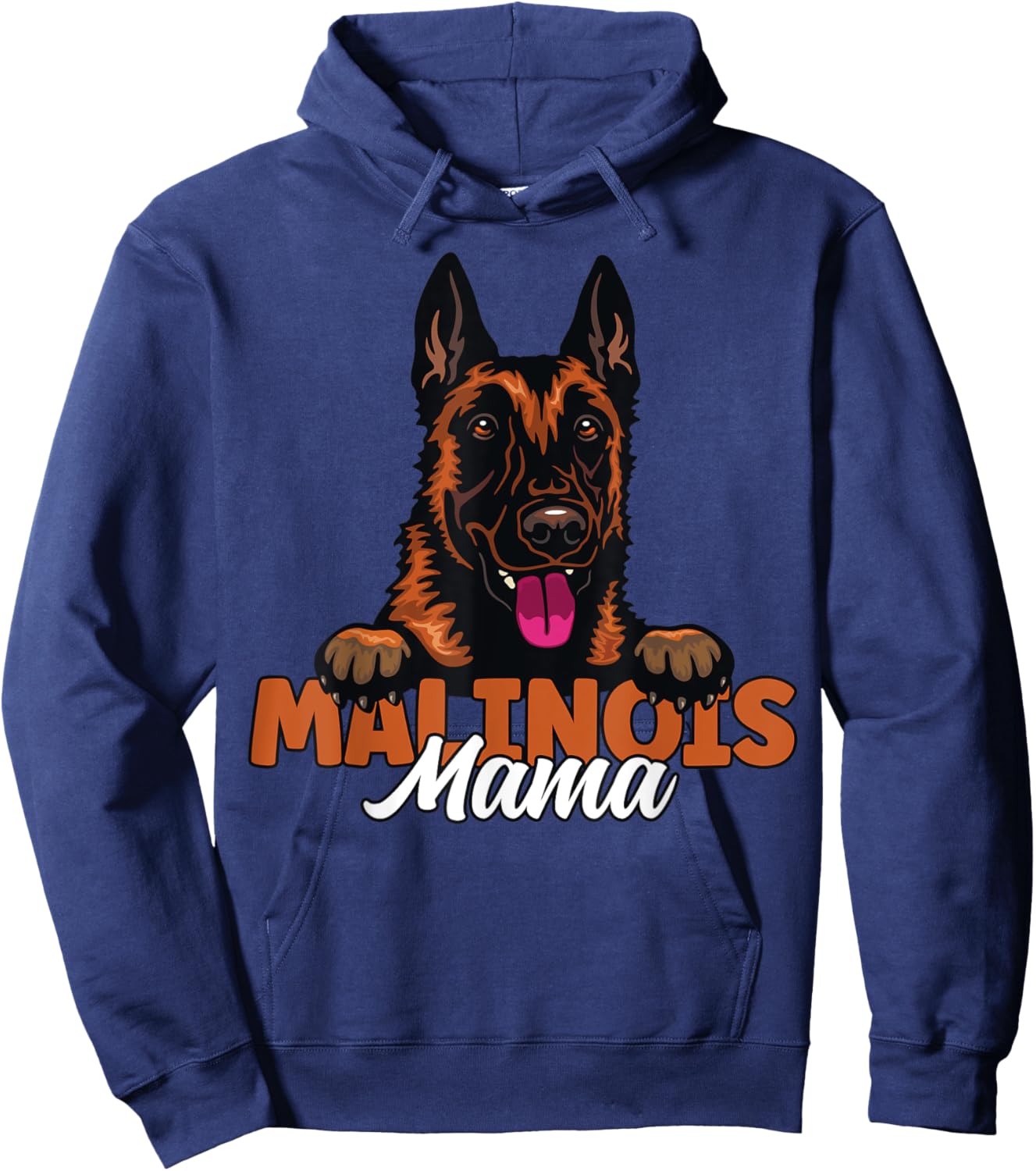 Belgian Malinois Mama Dog Lover Malinois Dog Mother Dog Mom Women Kids Hoodie - Hoodie | Navy