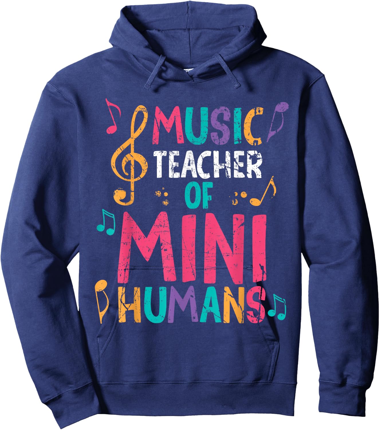 Music teacher of mini humans / Back to school Hoodie - Hoodie | Navy