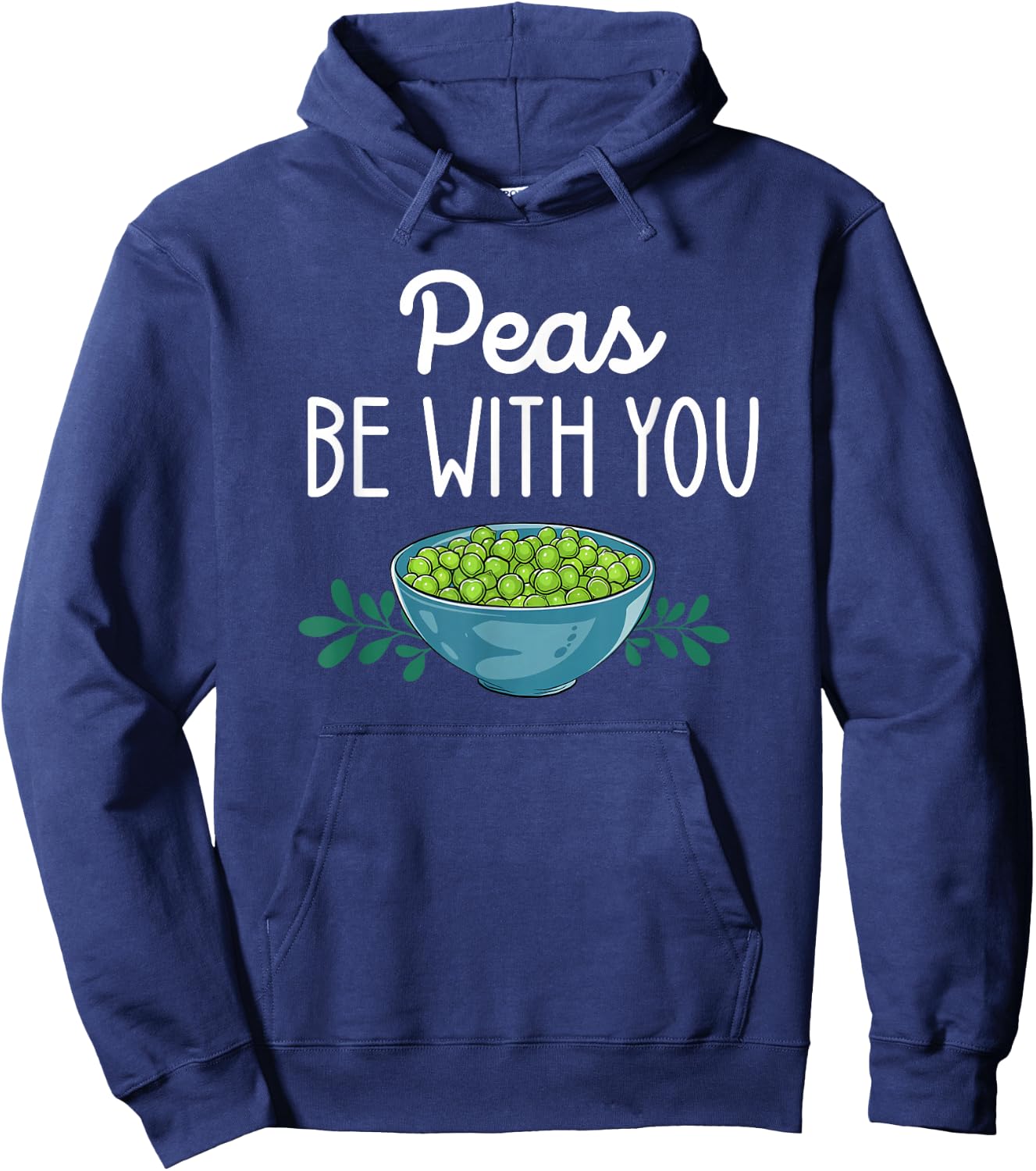 Thanksgiving Dinner Foods Family Matching Peas With You Hoodie - Hoodie | Navy