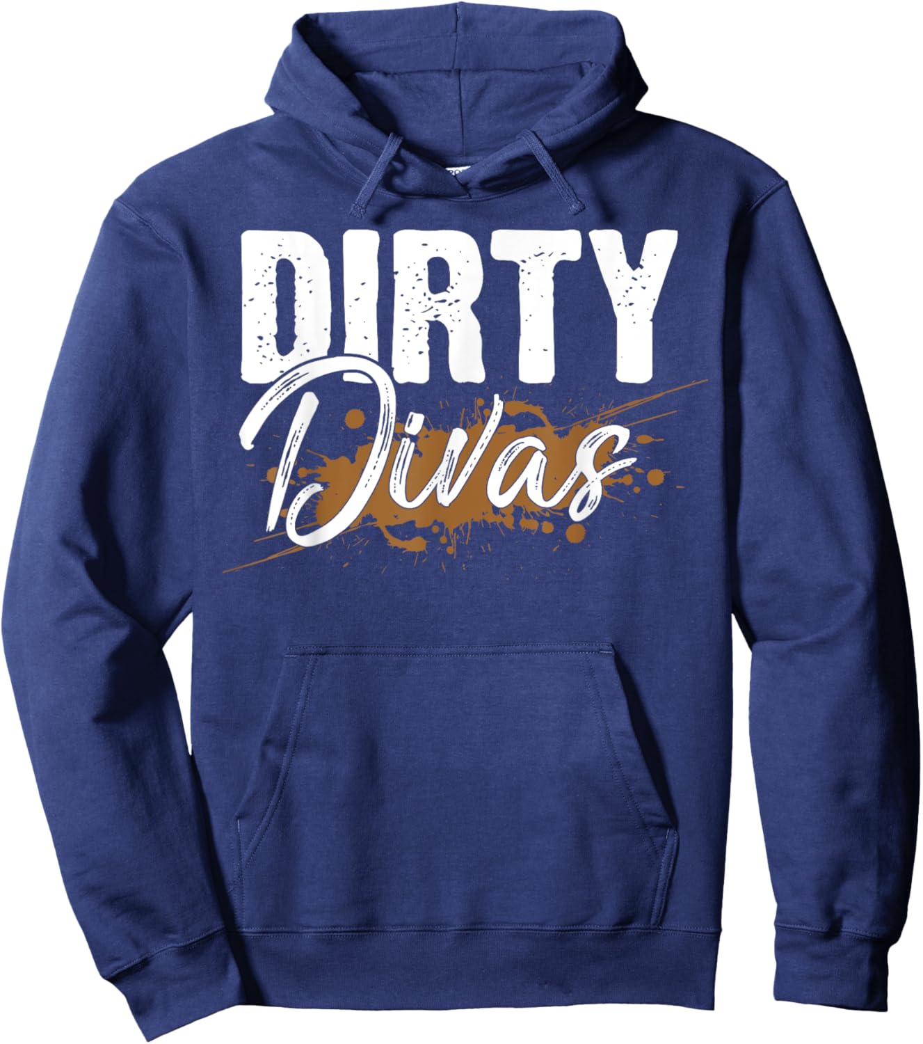 Dirty Divas Mud Run Team Marathon Runner Schlamm Hoodie - Hoodie | Navy