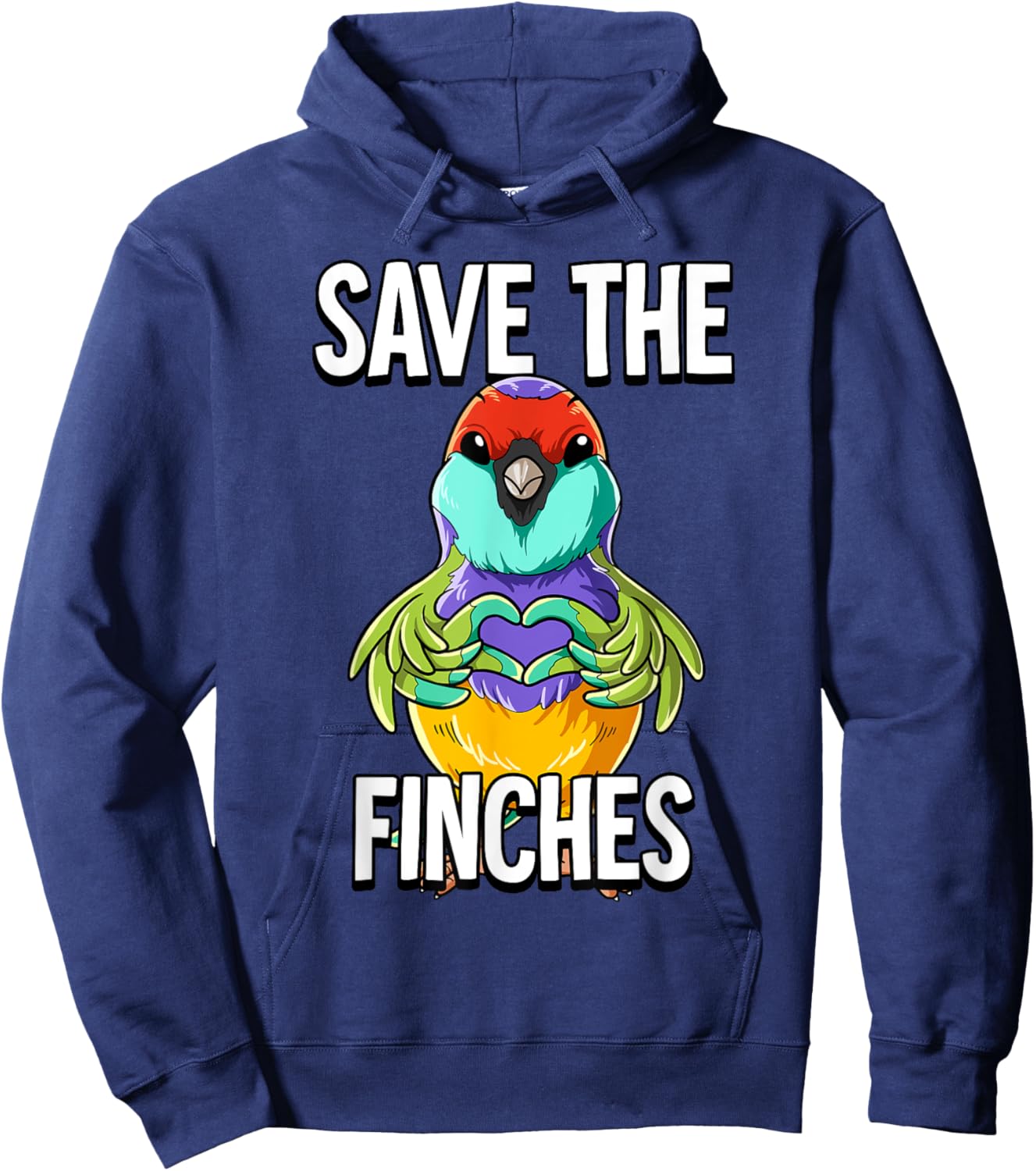 Save The Finches Hoodie - Hoodie | Navy