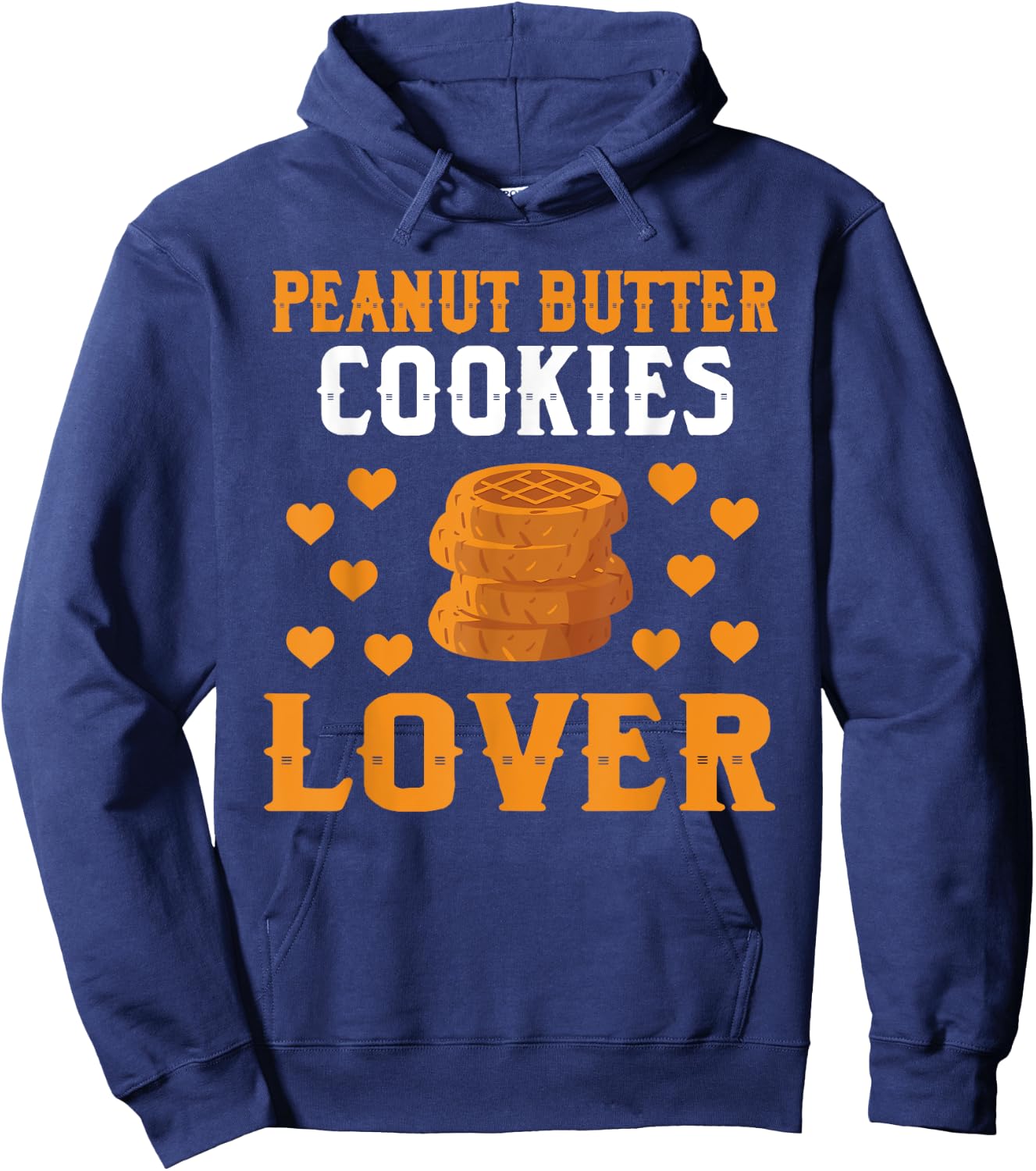 Peanut Butter Cookies Lover Costume Christmas Cookie Hoodie - Hoodie | Navy