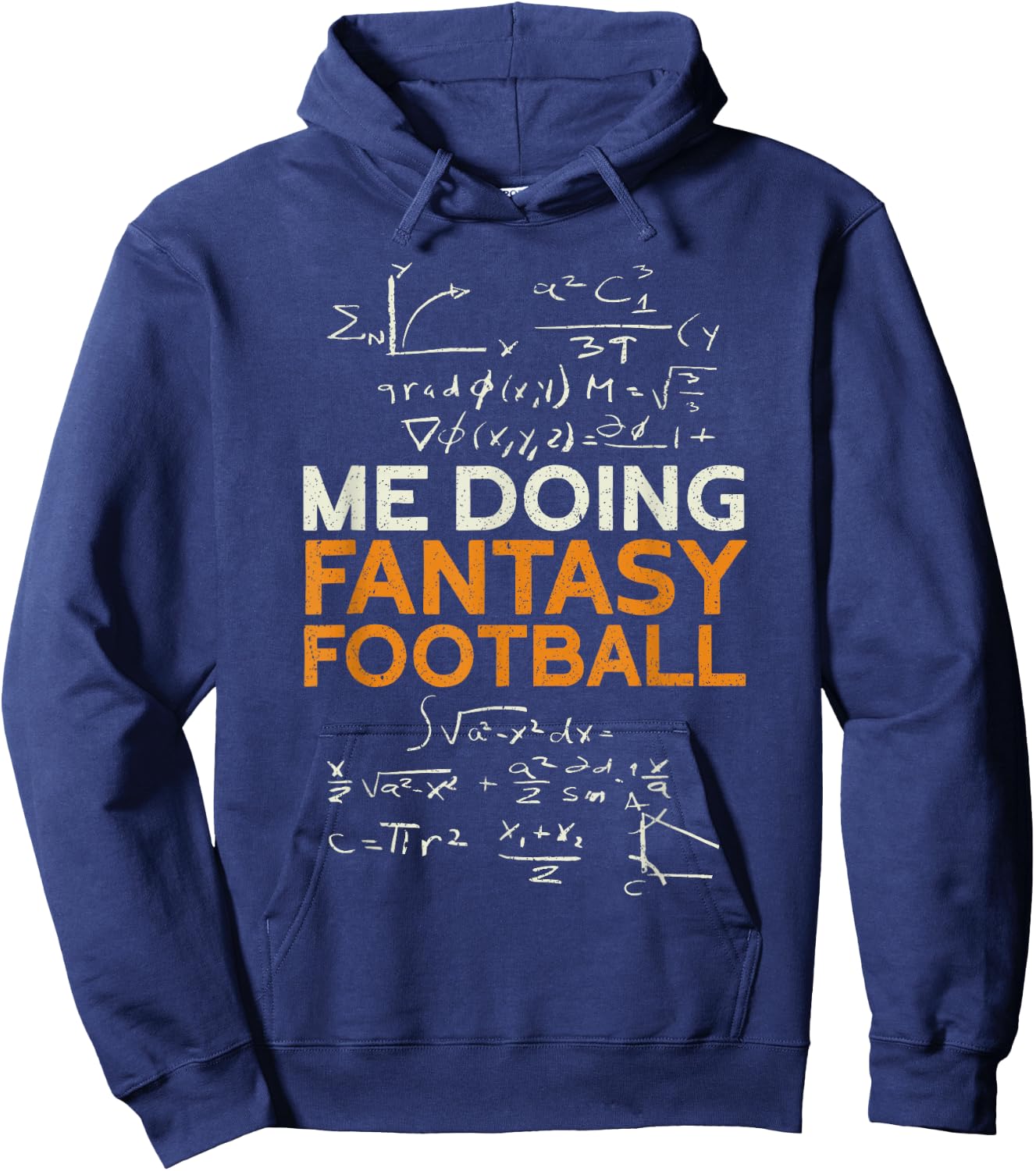 Me Doing Fantasy Football | Draft Day Funny Fantasy Football Hoodie - Hoodie | Navy