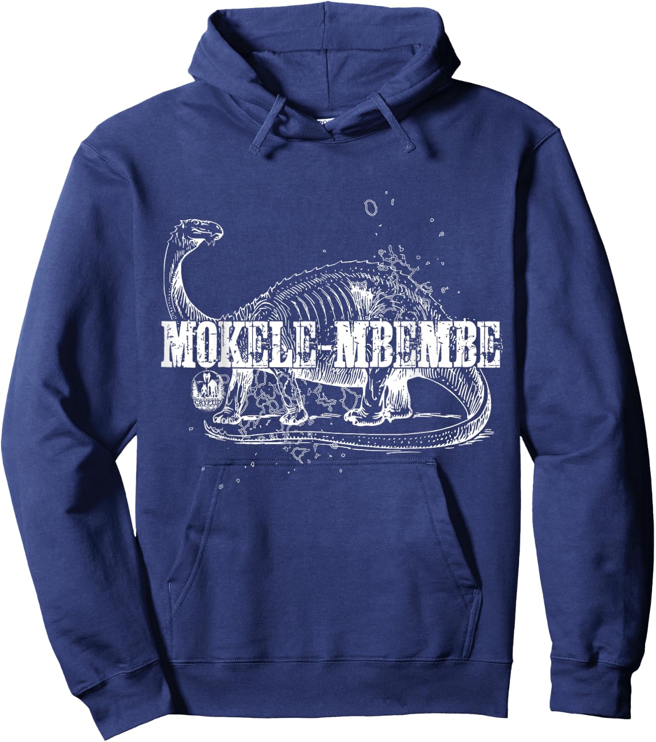 Mokele Mbembe The Living Dinosaur of Africa Monster Cryptid Hoodie - Hoodie | Navy