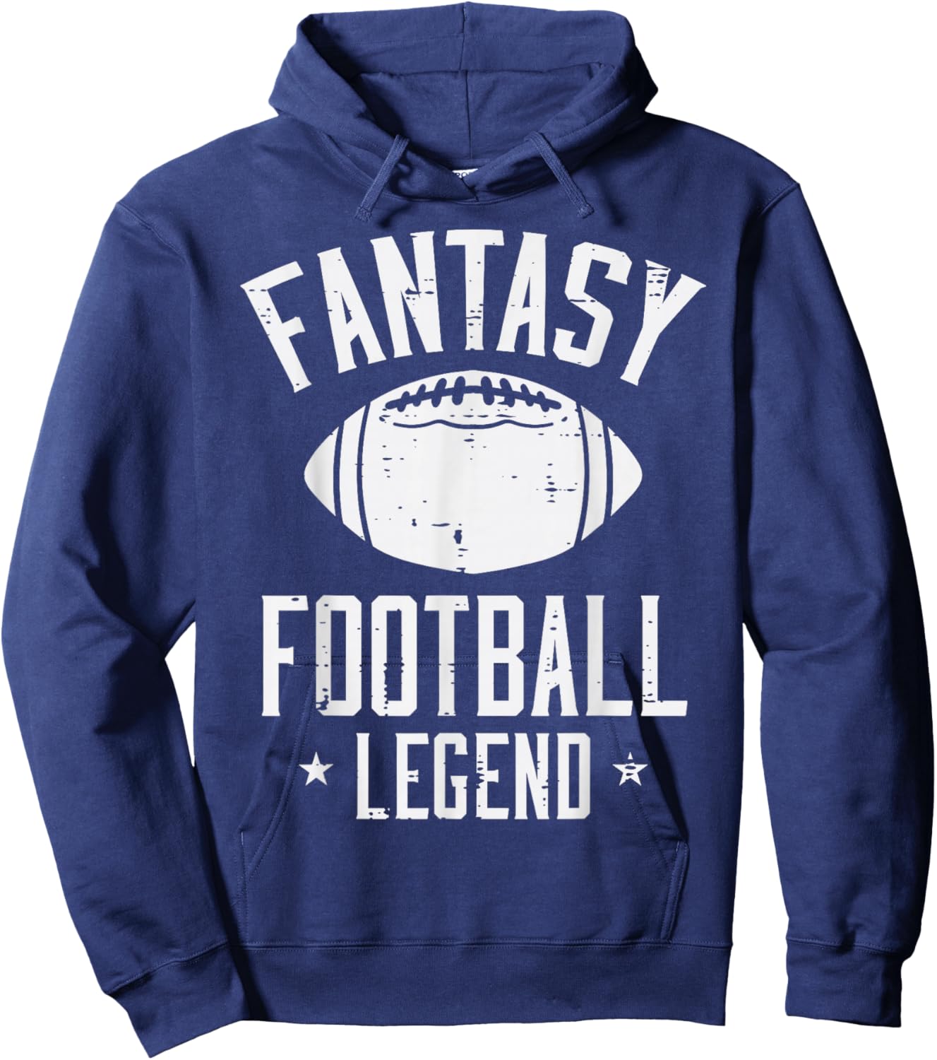 Fantasy Football Legend Funny Draft Party Champion Men Hoodie - Hoodie | Navy