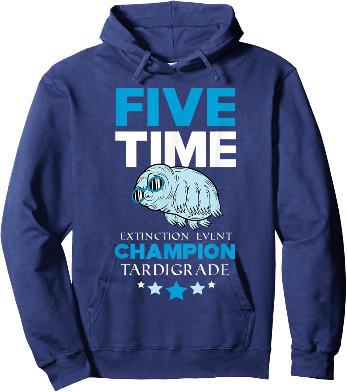 Funny Tardigrade Water Bear Microbiology Gift Women Hoodie - Hoodie | Navy
