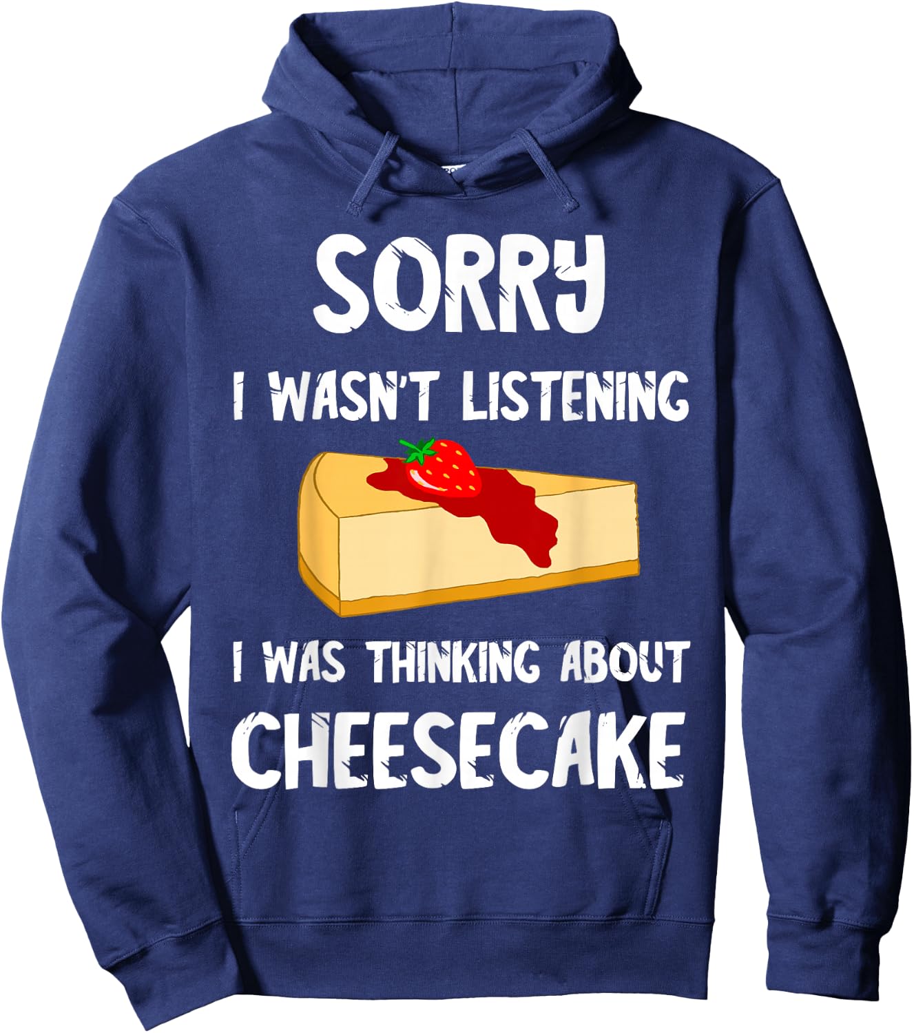 Sweet Cheesecake Dessert Cheese Cake Pastry Shop Dessert Hoodie - Hoodie | Navy