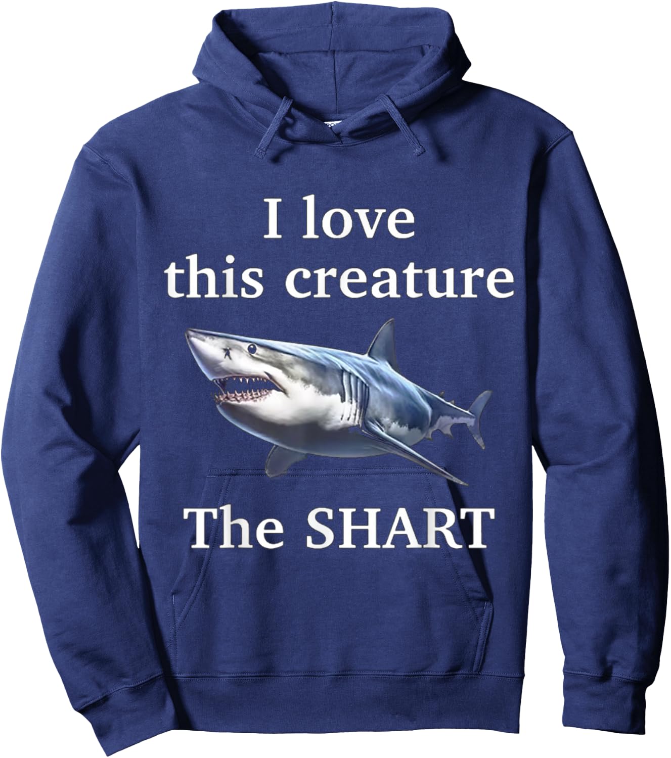 T-Shirt Hoodie - Hoodie | Navy
