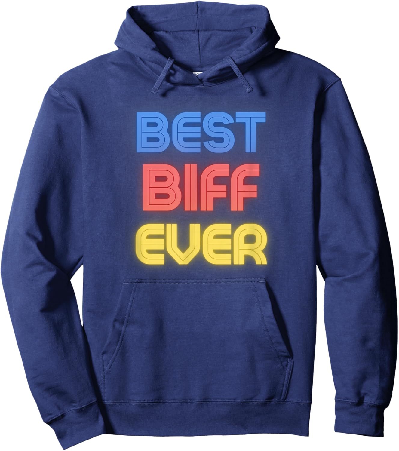 Best Biff Ever - Funny Biff Name Biff Hoodie - Hoodie | Navy