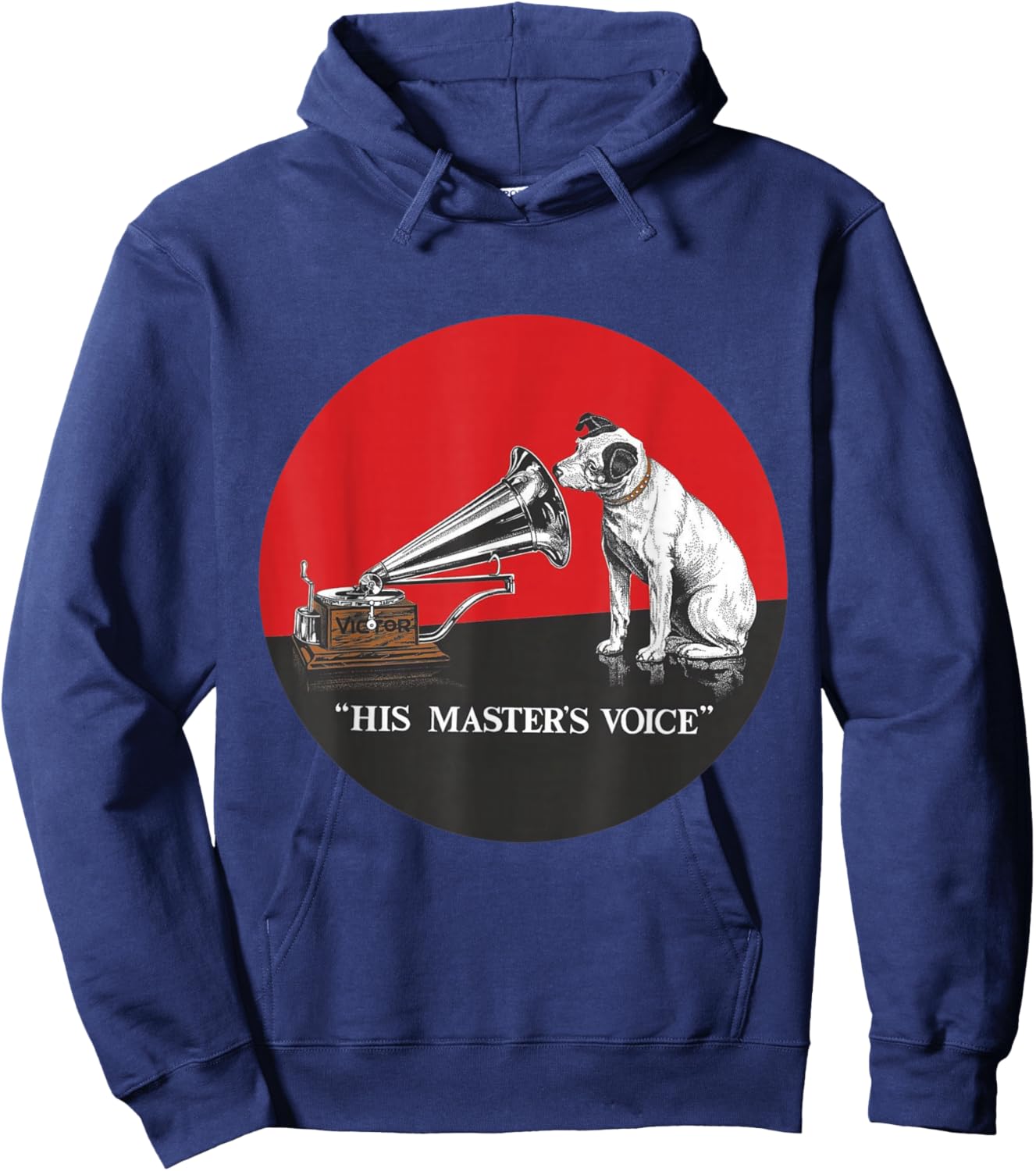 His Master's Voice RCA Victor Nipper Dog Hoodie - Hoodie | Navy