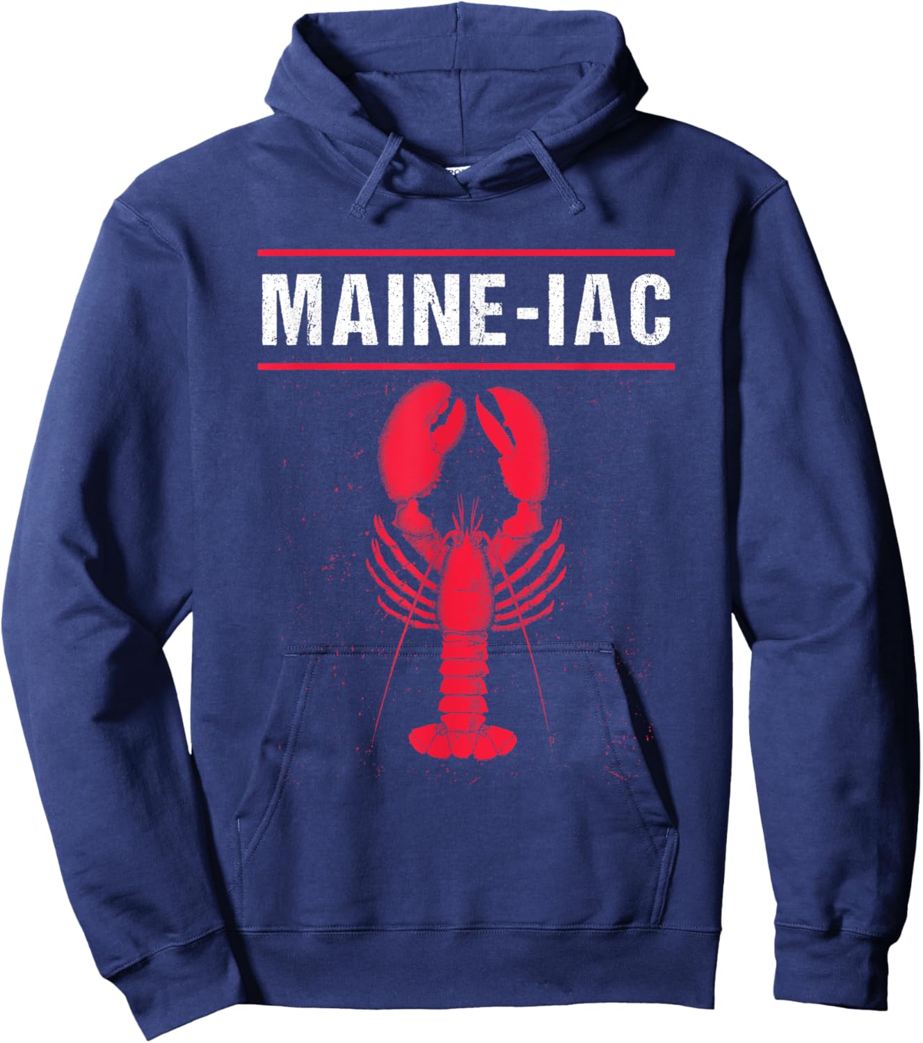 Maine-IAC Lobster Fishing Trip Lobstering Fisherman Hoodie - Hoodie | Navy