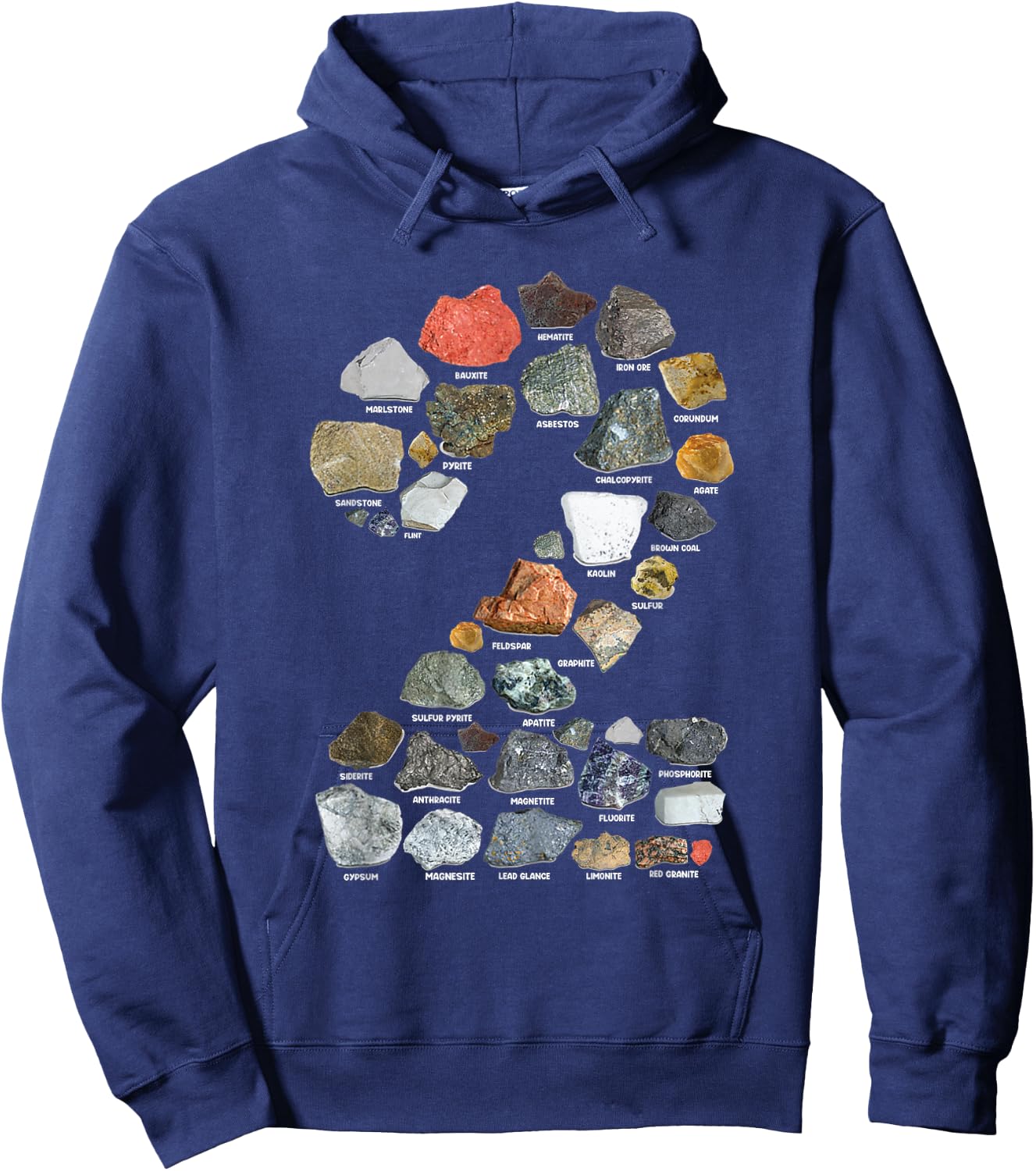 Geology 2 years Old Rock Collecting 2nd Birthday Hoodie - Hoodie | Navy