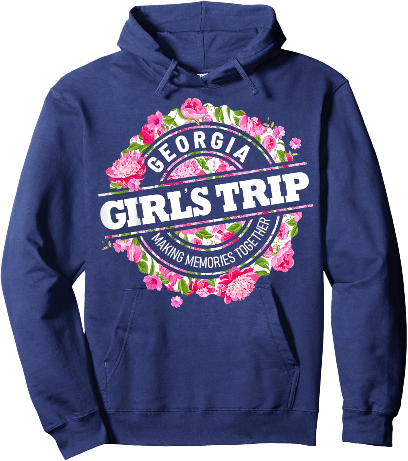 Girls Trip Georgia 2024 Shirts For Weekend Vacation Hoodie - Hoodie | Navy