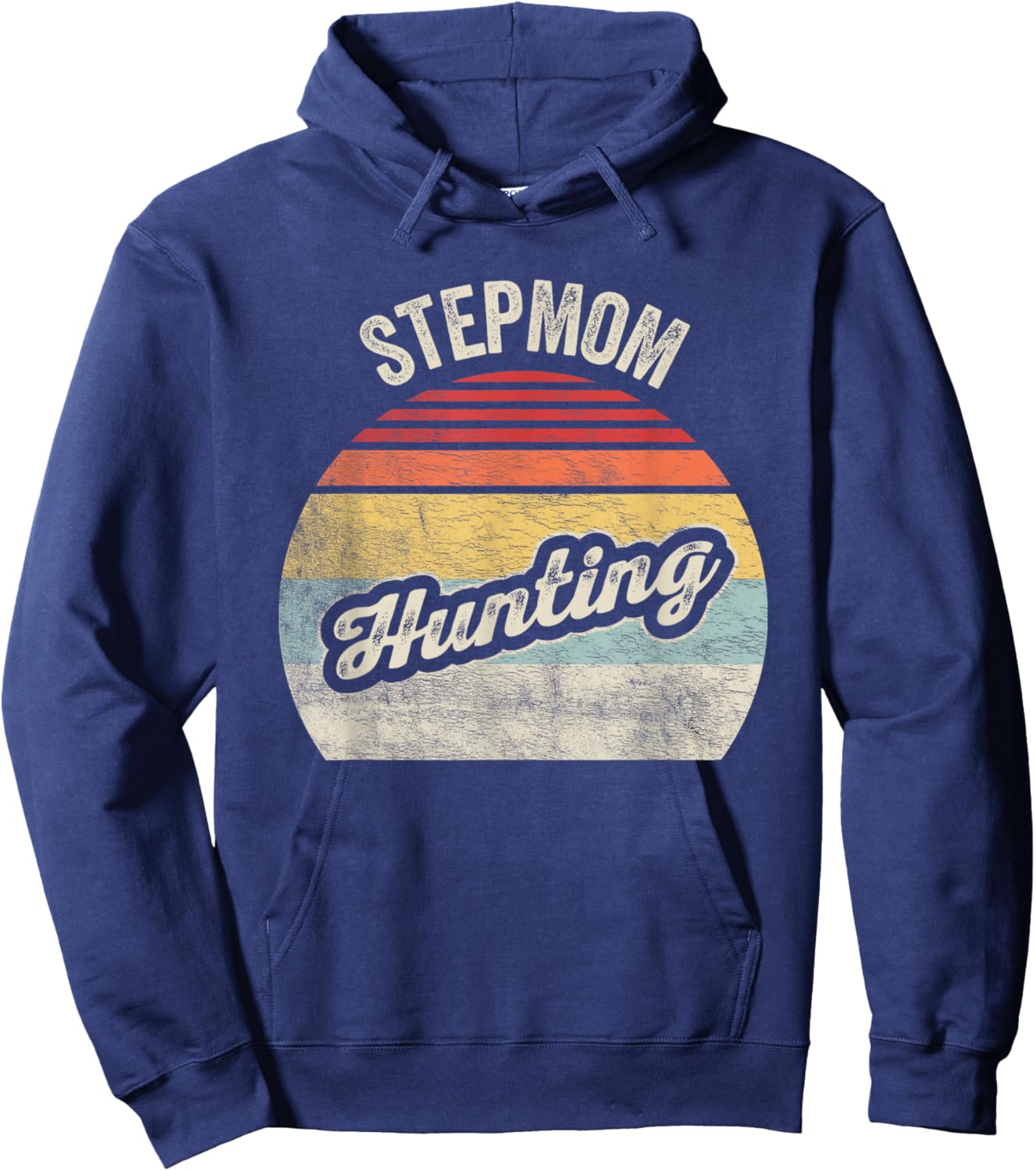 Retro Stepmom Step Mom Hunting Shirt Hoodie - Hoodie | Navy