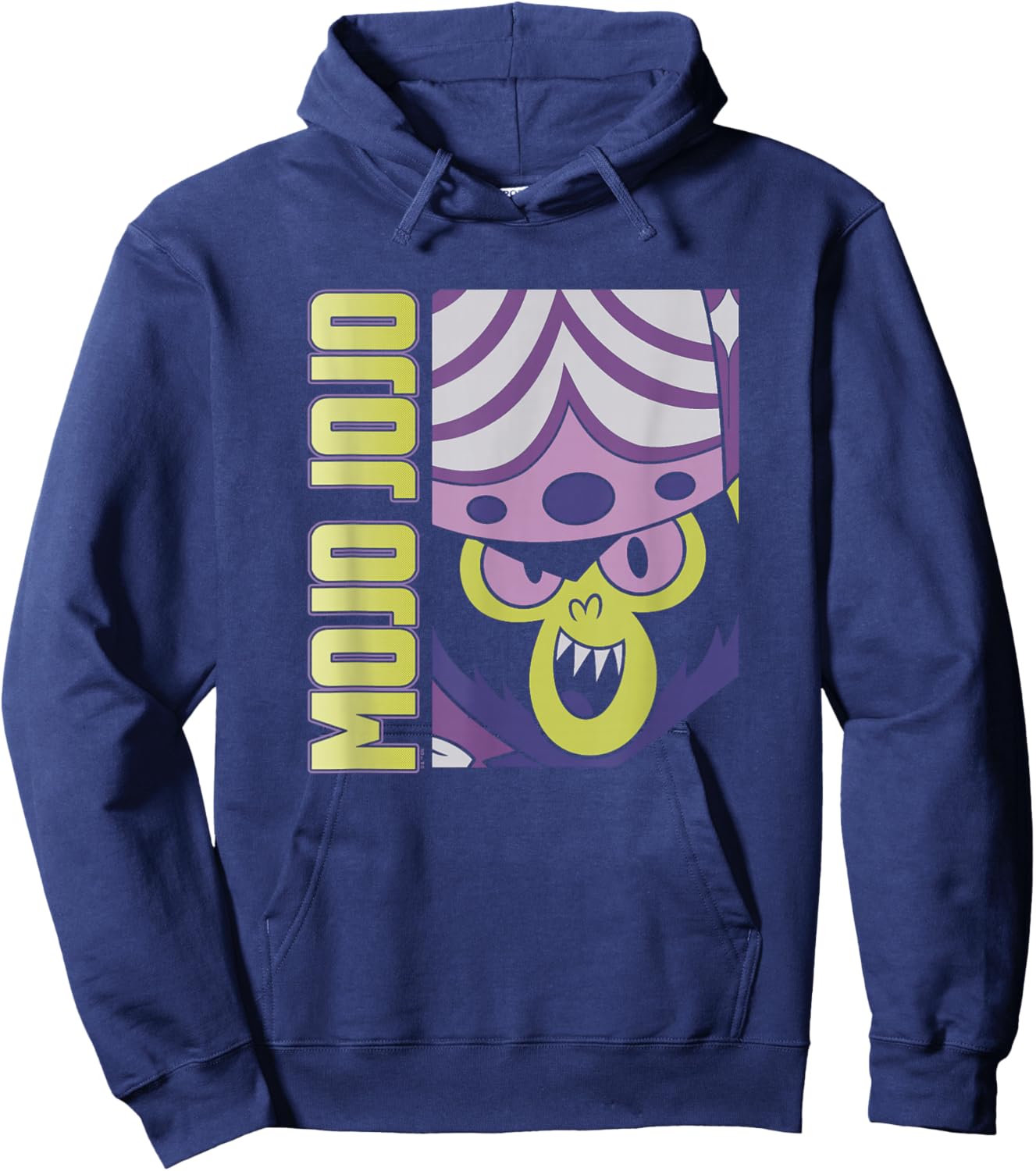 Power Puff Girls Mojo JoJo Big Face Poster Hoodie - Hoodie | Navy