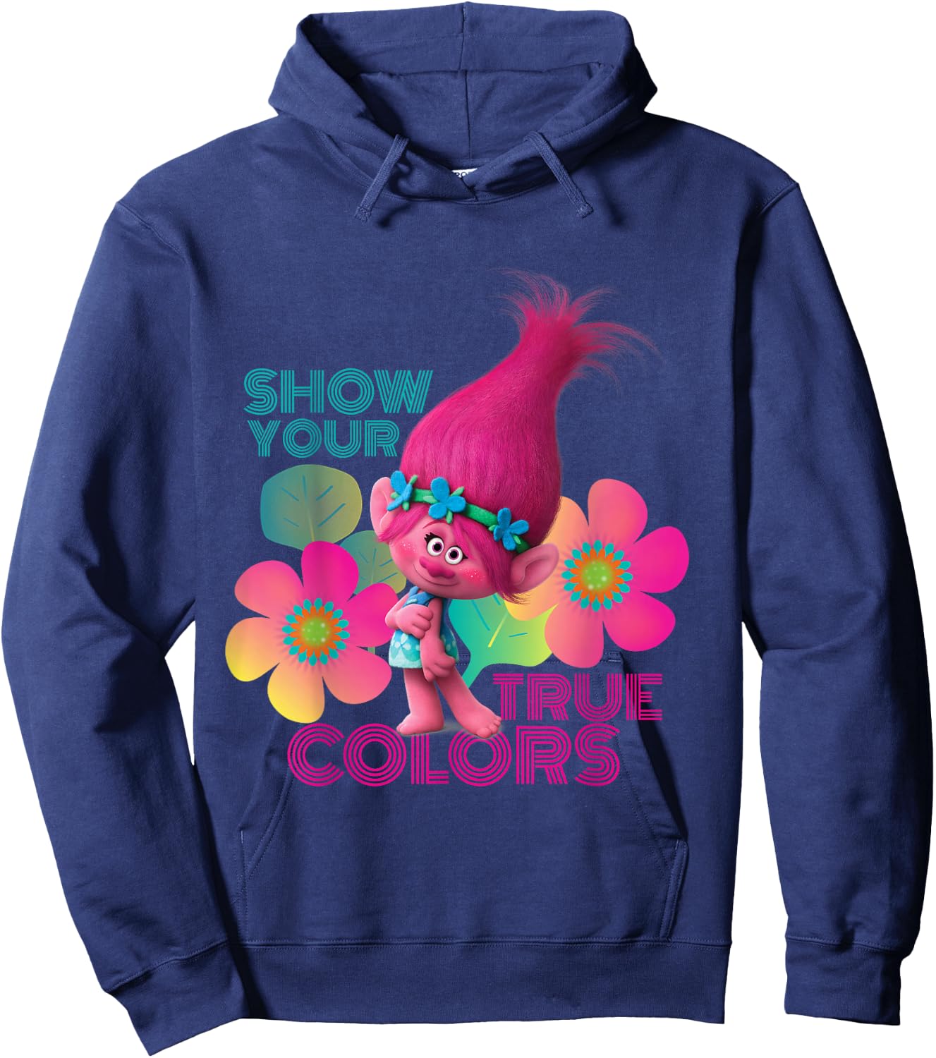 DreamWorks Trolls Show Your True Colors Hoodie - Hoodie | Navy