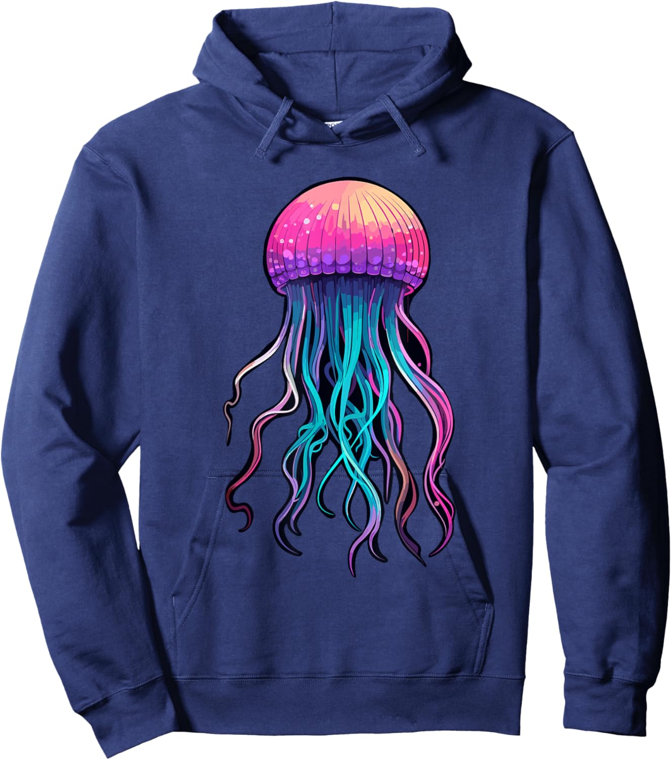 Jellyfish Costume Psychedelic Jelly Fish Sea Ocean Hoodie - Hoodie | Navy