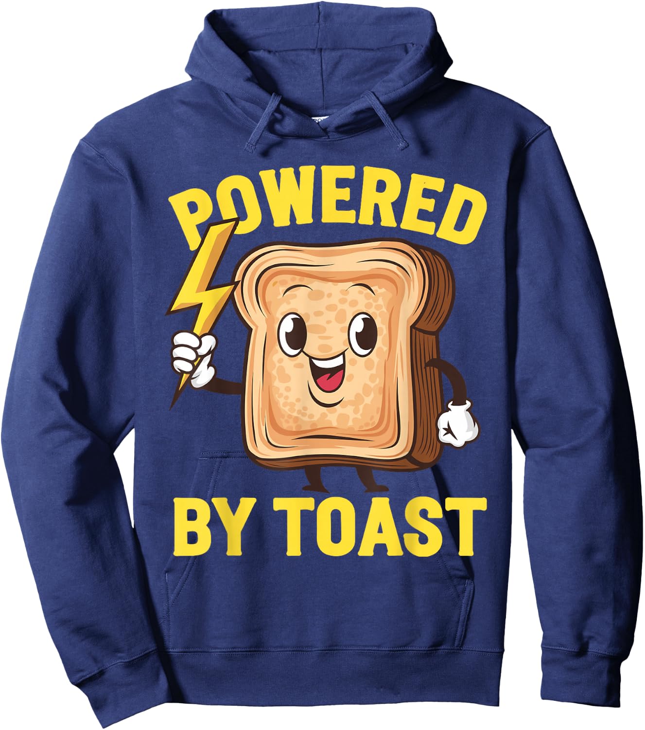 Powered by Toast Bread Toast Hoodie - Hoodie | Navy