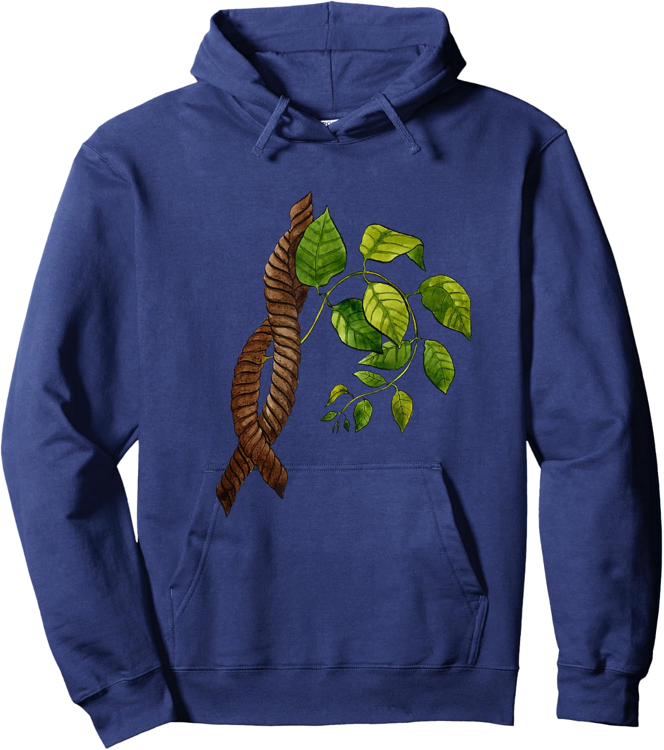 Ayahuasca House Plant DMT Green Leaf Leaves Mind Spirit Hoodie - Hoodie | Navy
