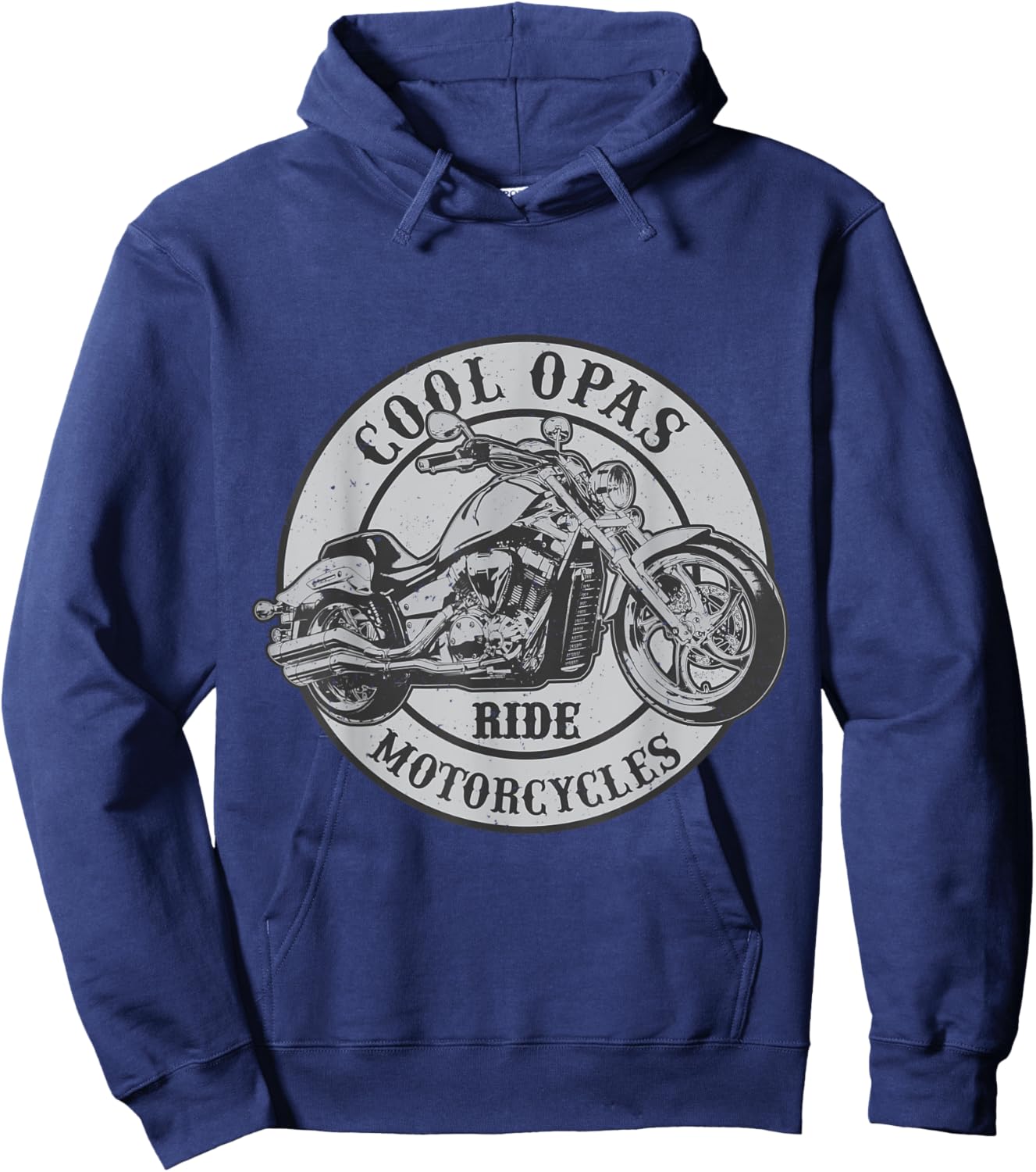 Cool Opa Ride Motorcycles Novelty Rider Opas Hoodie - Hoodie | Navy