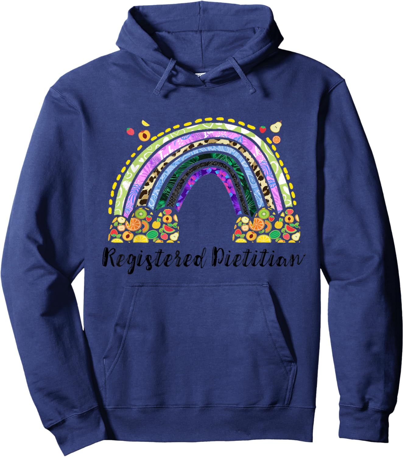 Registered Dietician Nutrition Healthy Dietary Dietitian Hoodie - Hoodie | Navy