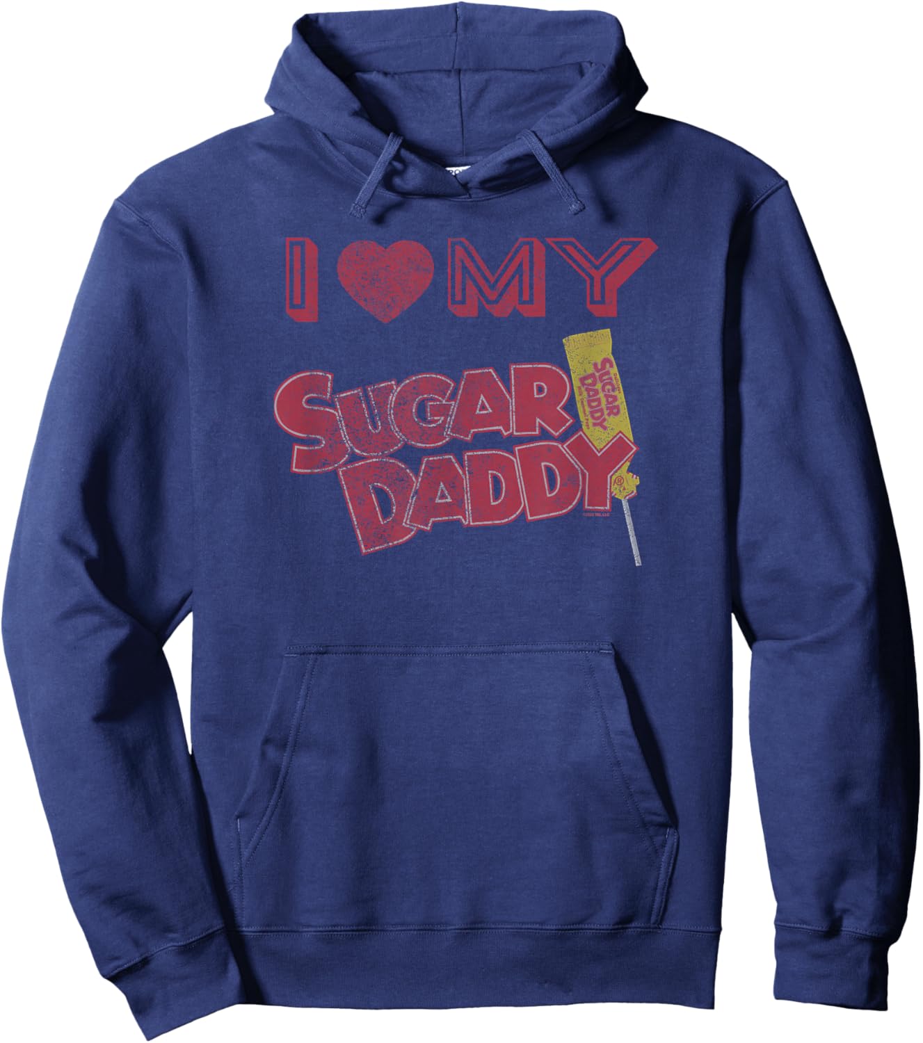 Sugar Daddy I Heart My Sugar Daddy Hoodie - Hoodie | Navy