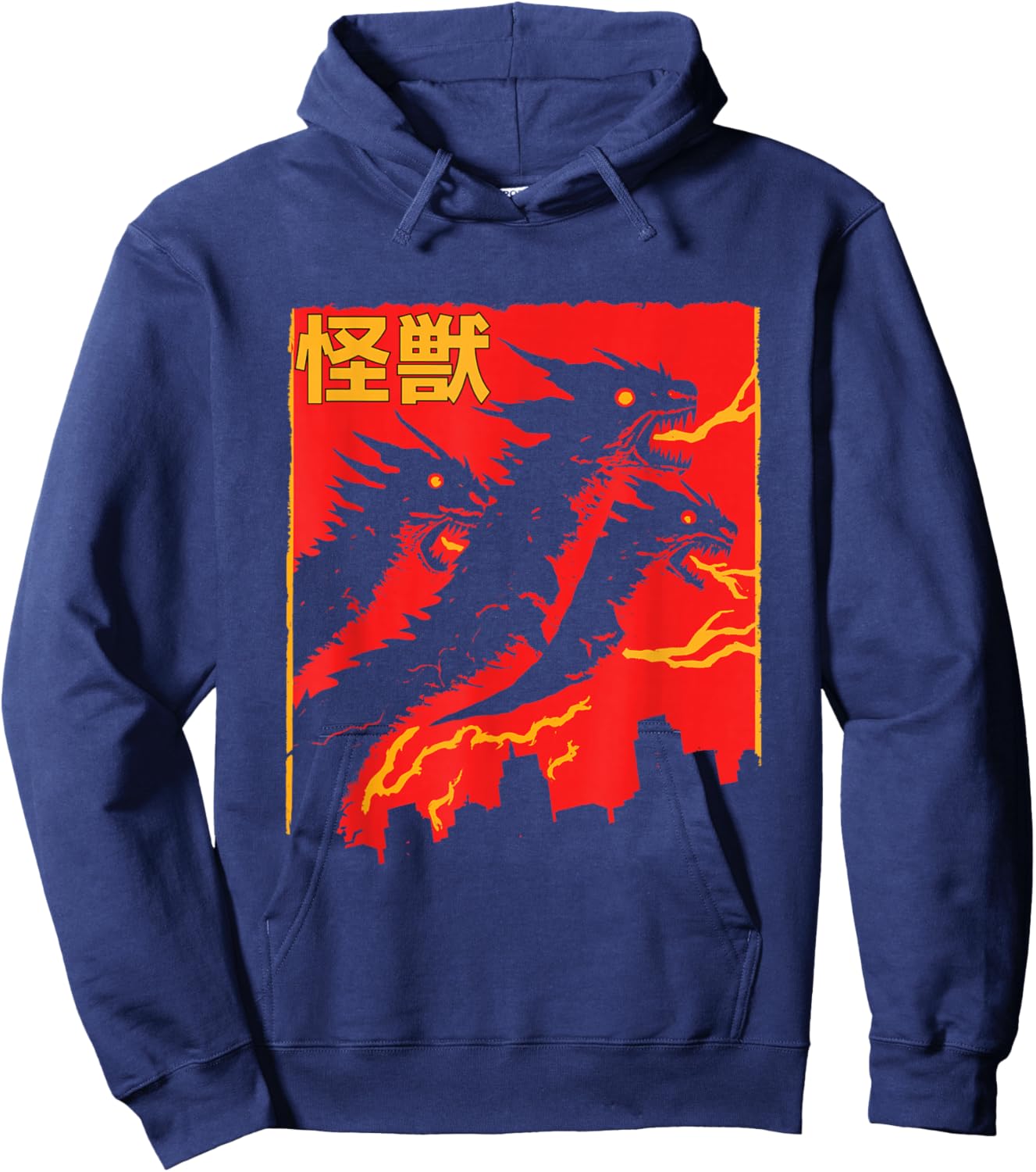 Shadow Ghidorah Japanese Hoodie - Hoodie | Navy