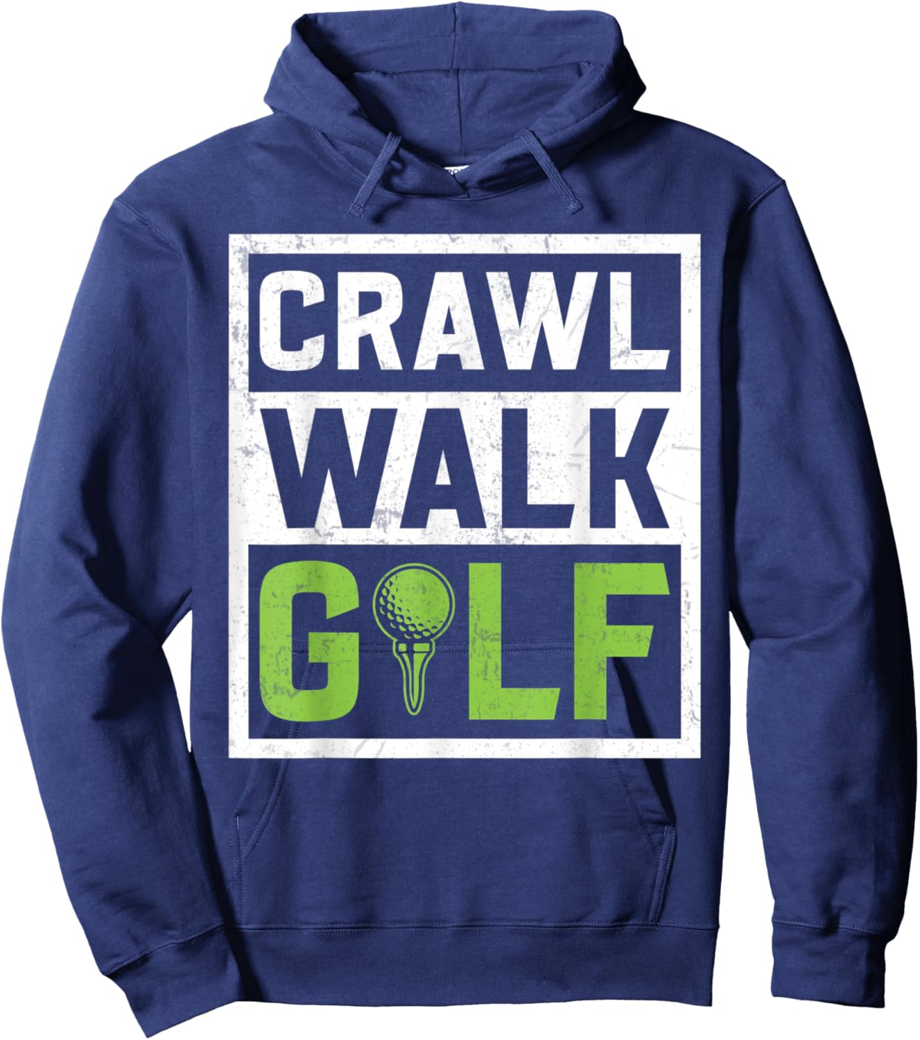Crawl Walk Golf Hoodie - Hoodie | Navy