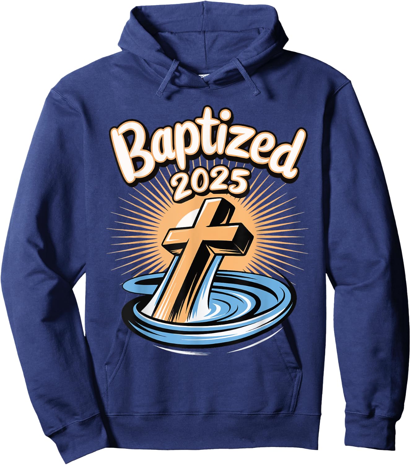 Baptized 2025 Hoodie - Hoodie | Navy