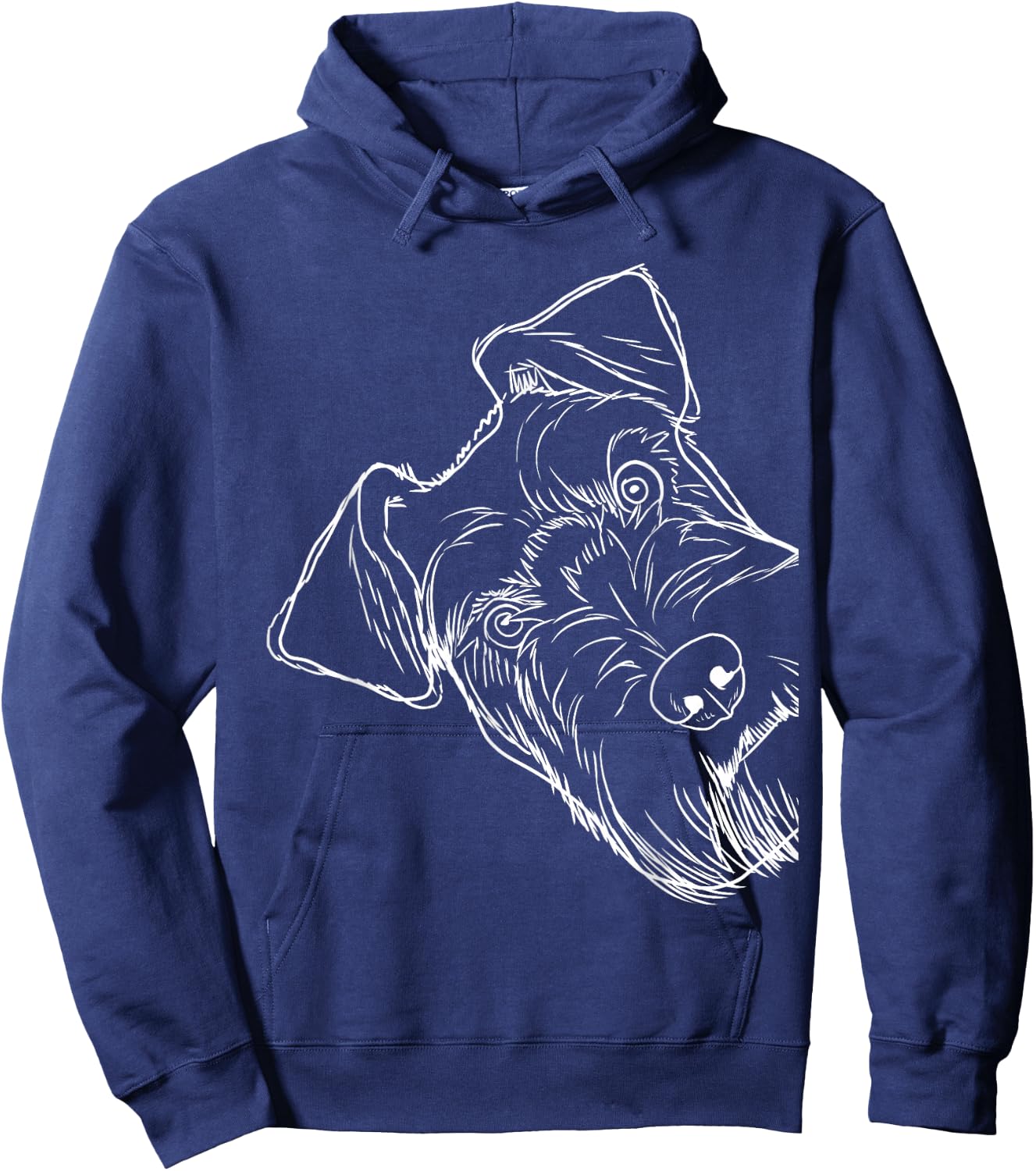 Funny Dog Schnauzer Hoodie - Hoodie | Navy